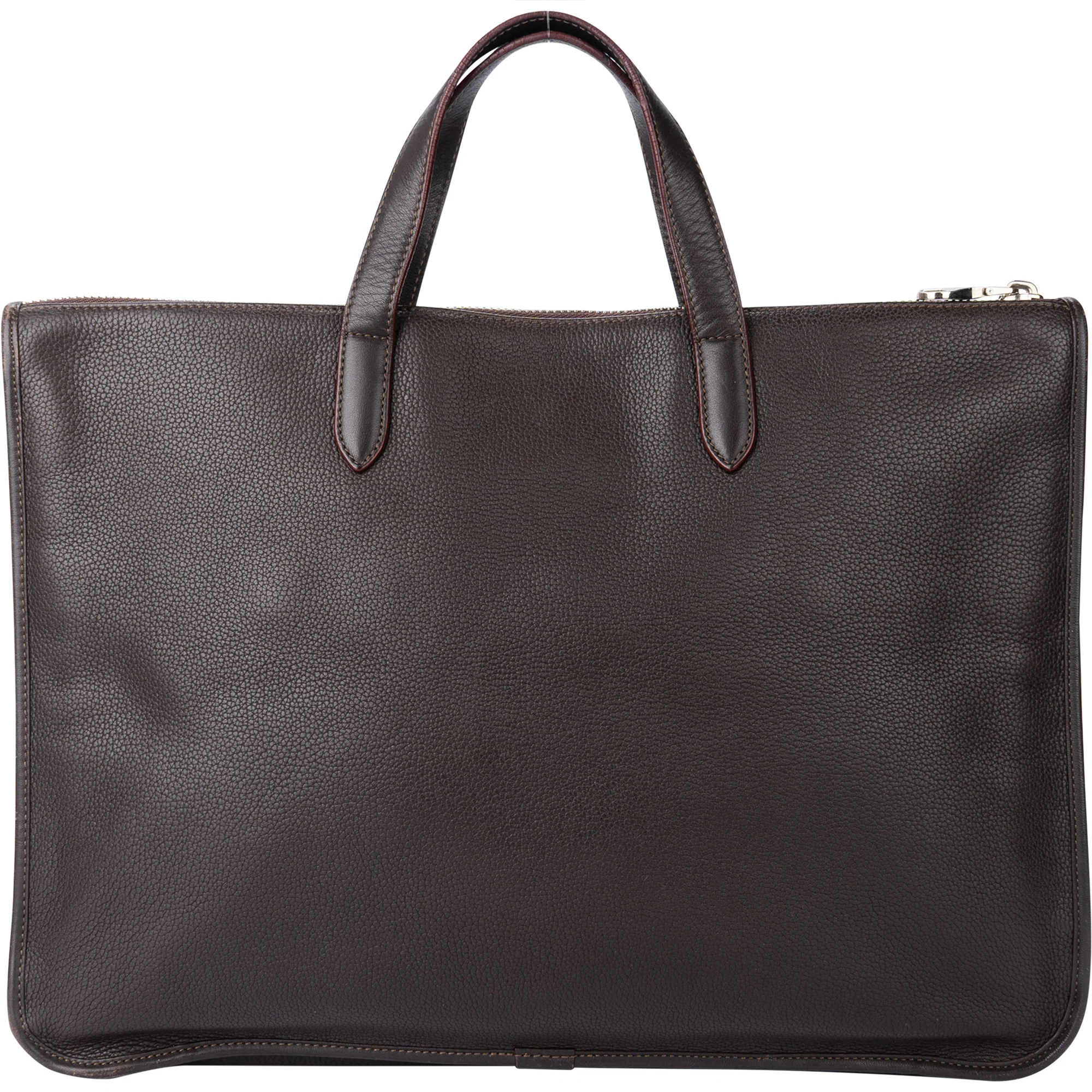 Loewe Brown Leather Business Bag