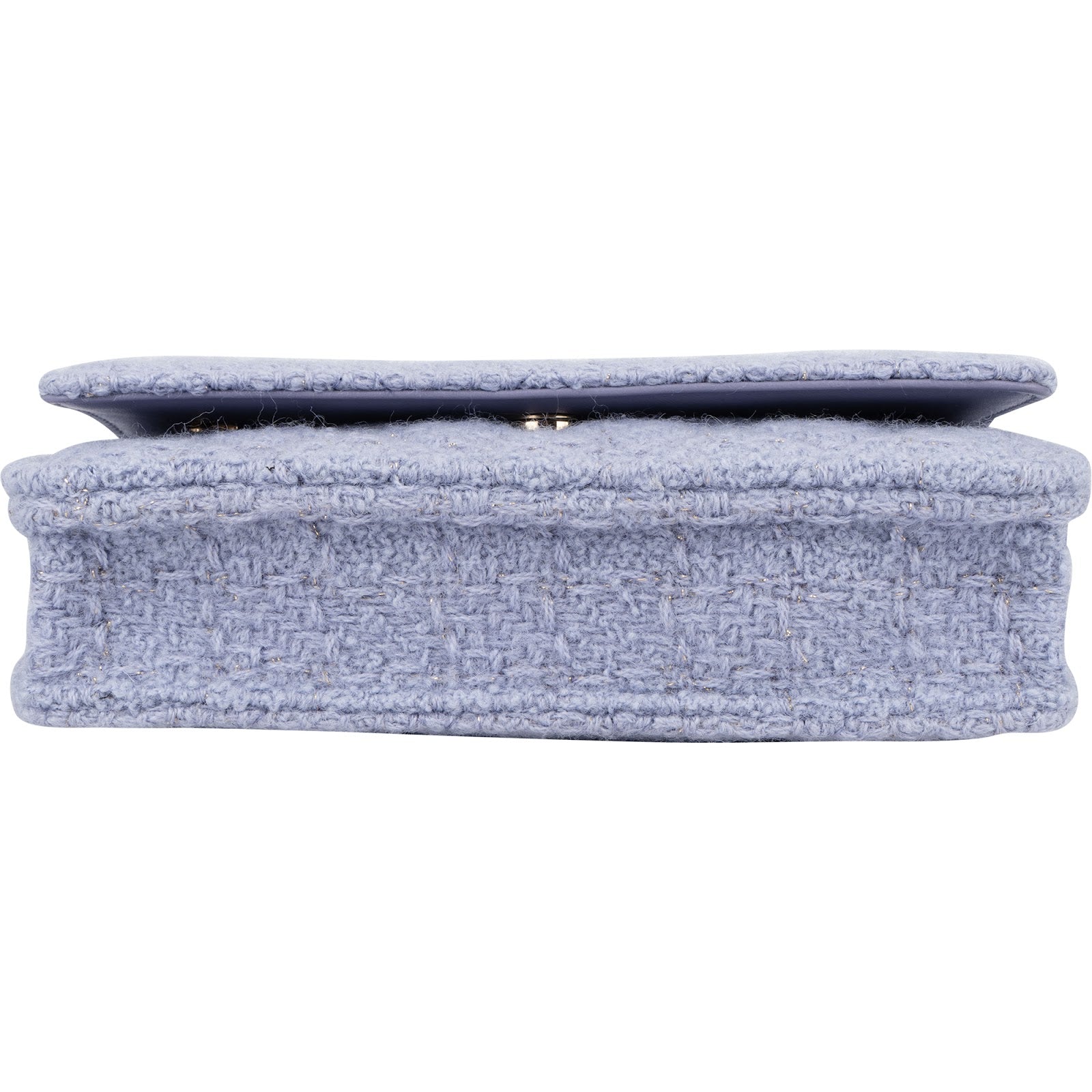 Chanel Quilted Tweed Wallet on Chain Crossbody Bag