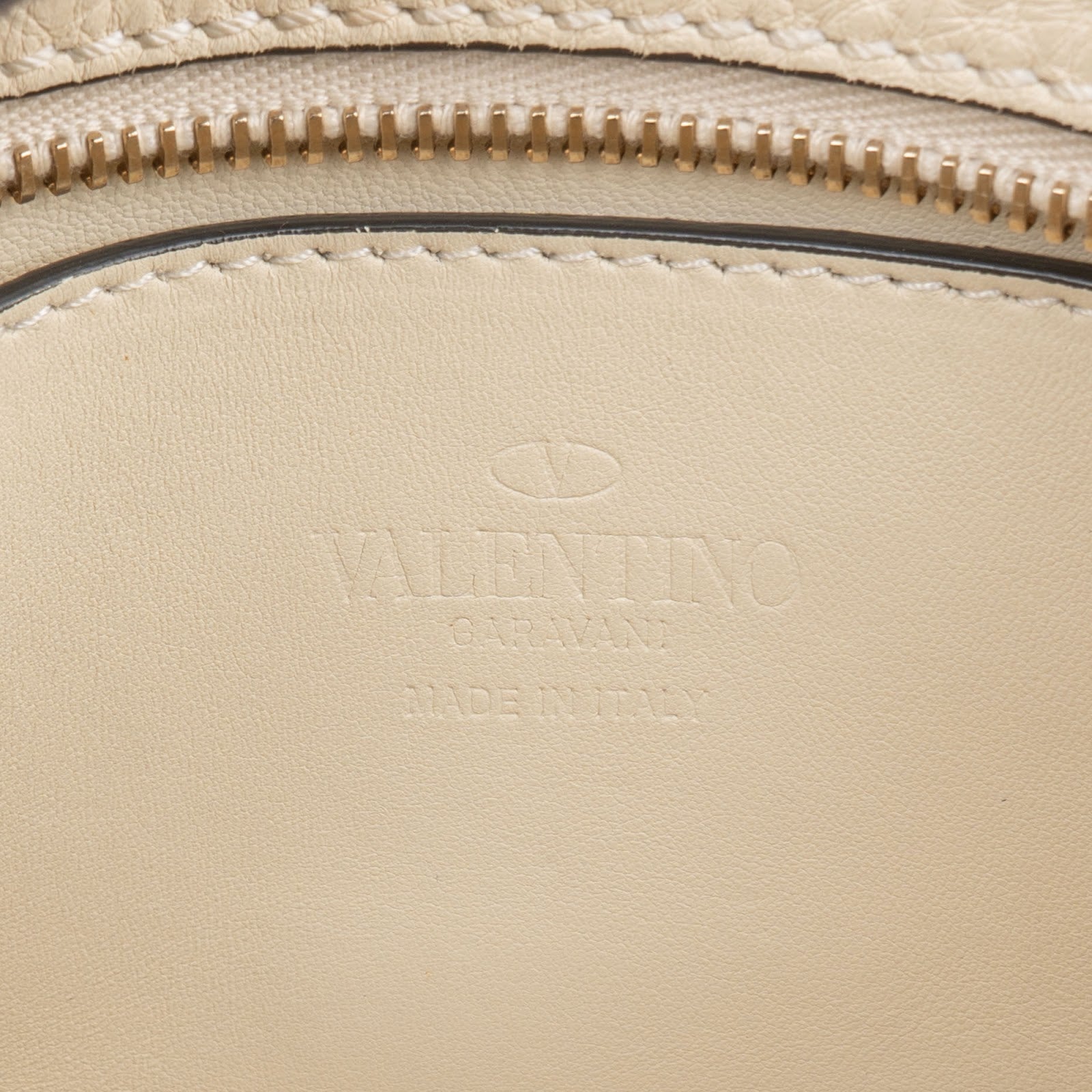 Valentino Garavani Rockstud Woven Camera Crossbody Bag