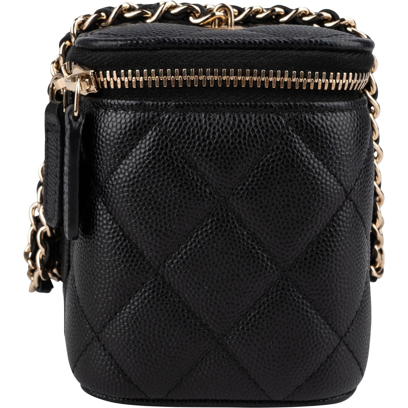Chanel - Quilted Caviar Leather Vanity Case
