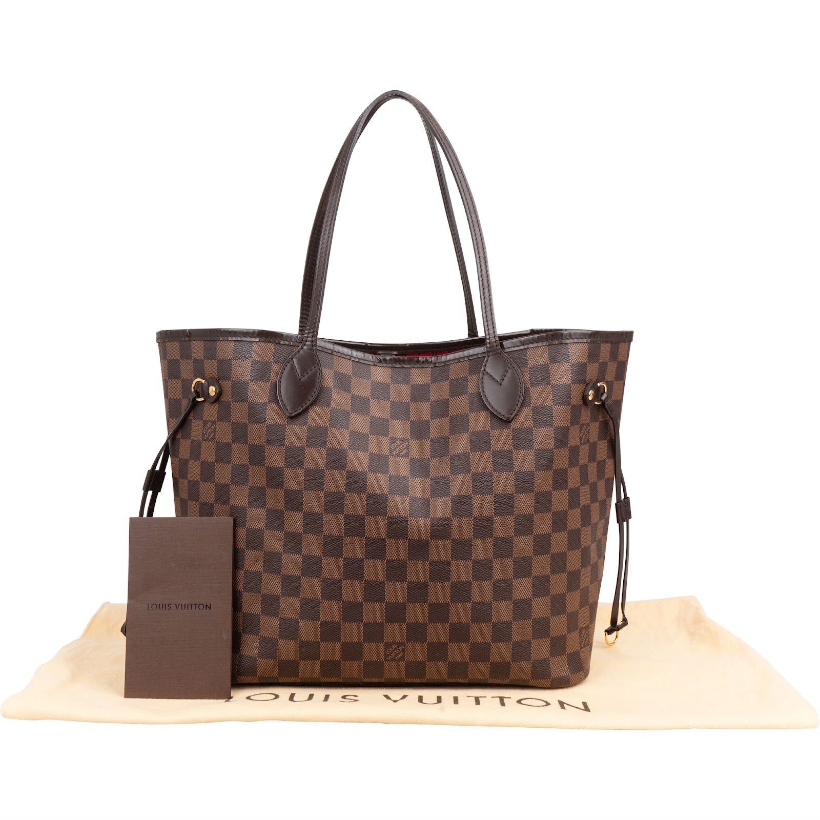 Louis Vuitton Monogram Damier Ebene Canvas Neverfull MM Shopper