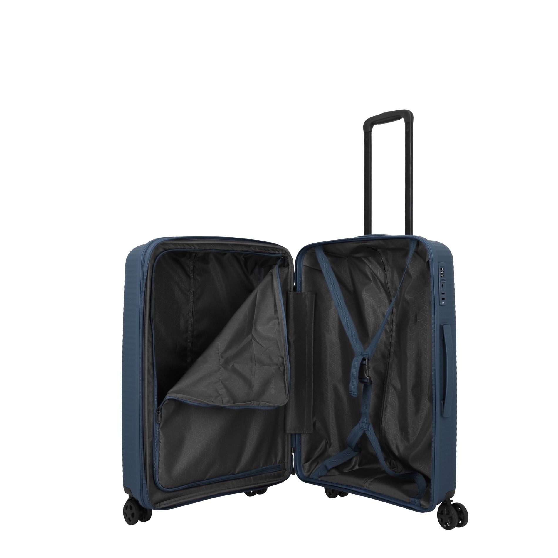 AIR STRIPE Kofferset L/M erweiterbar + S (Slim) - Navy