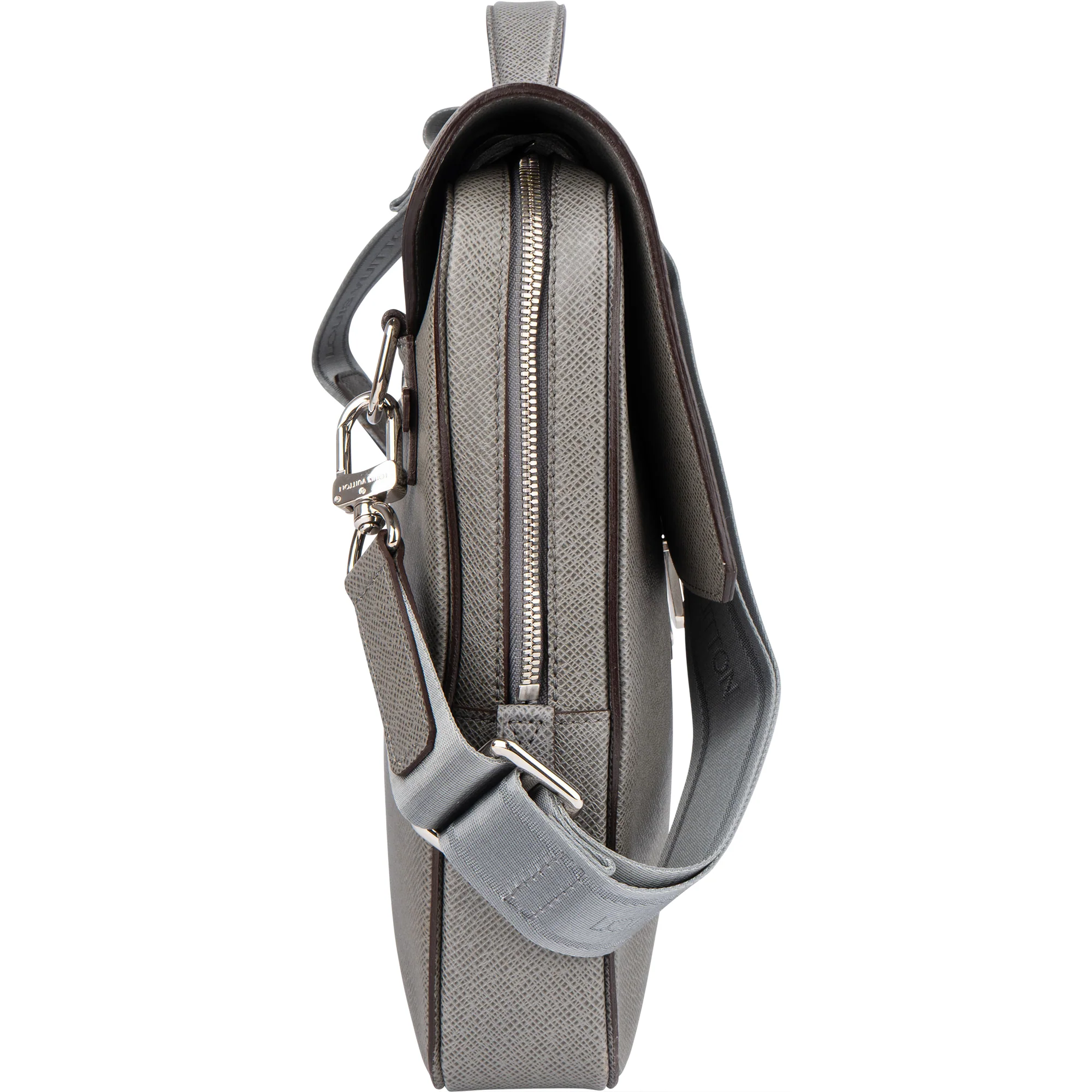 Louis Vuitton Taiga Leather Vassili PM Business Handbag