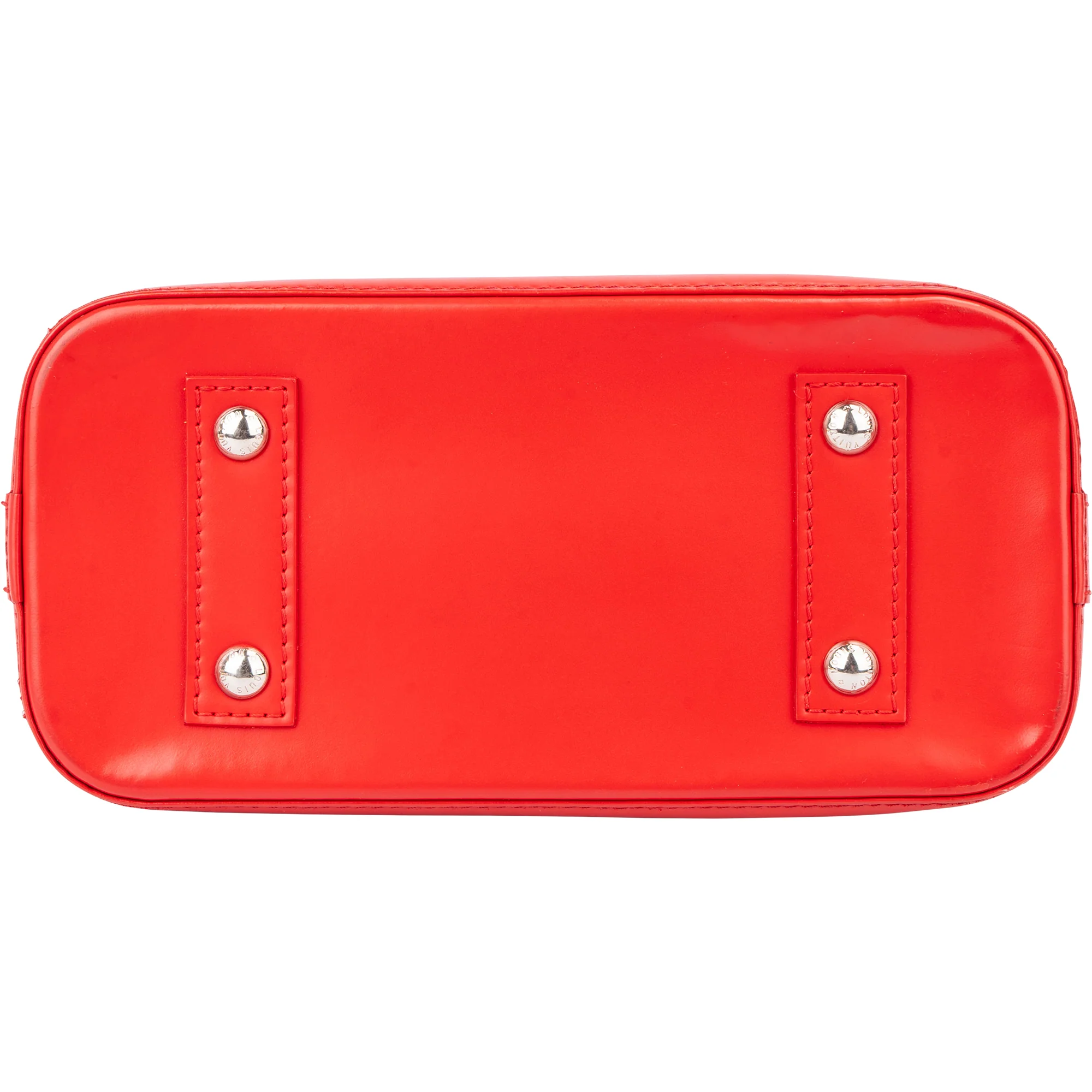 Louis Vuitton Rouge Epi Leather Alma BB Handbag