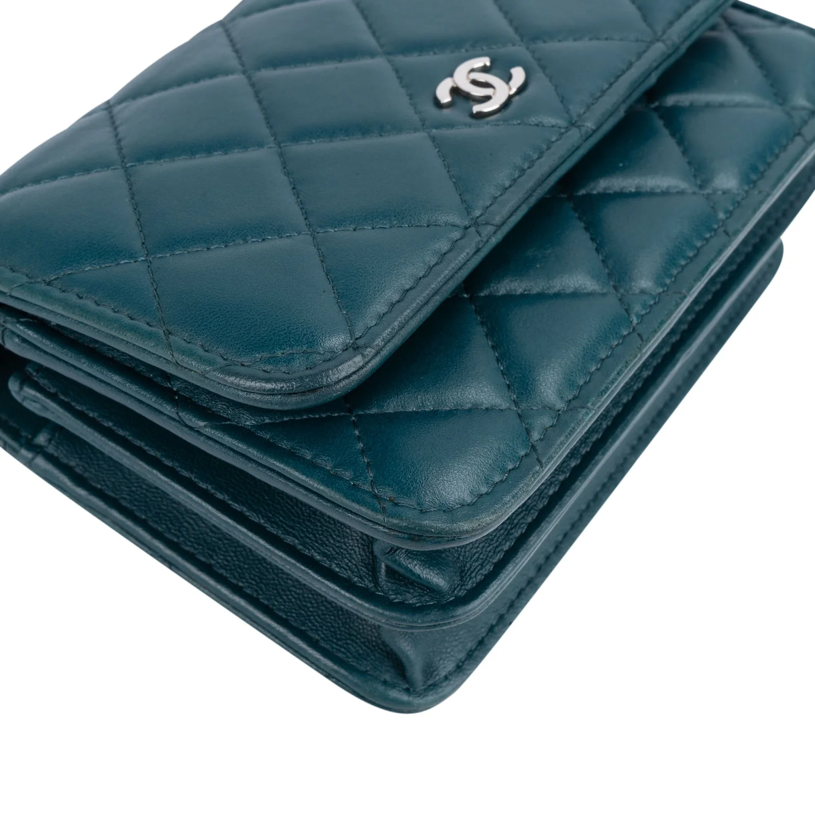 Chanel Quilted Lambskin Mini Wallet on Chain Crossbody Bag