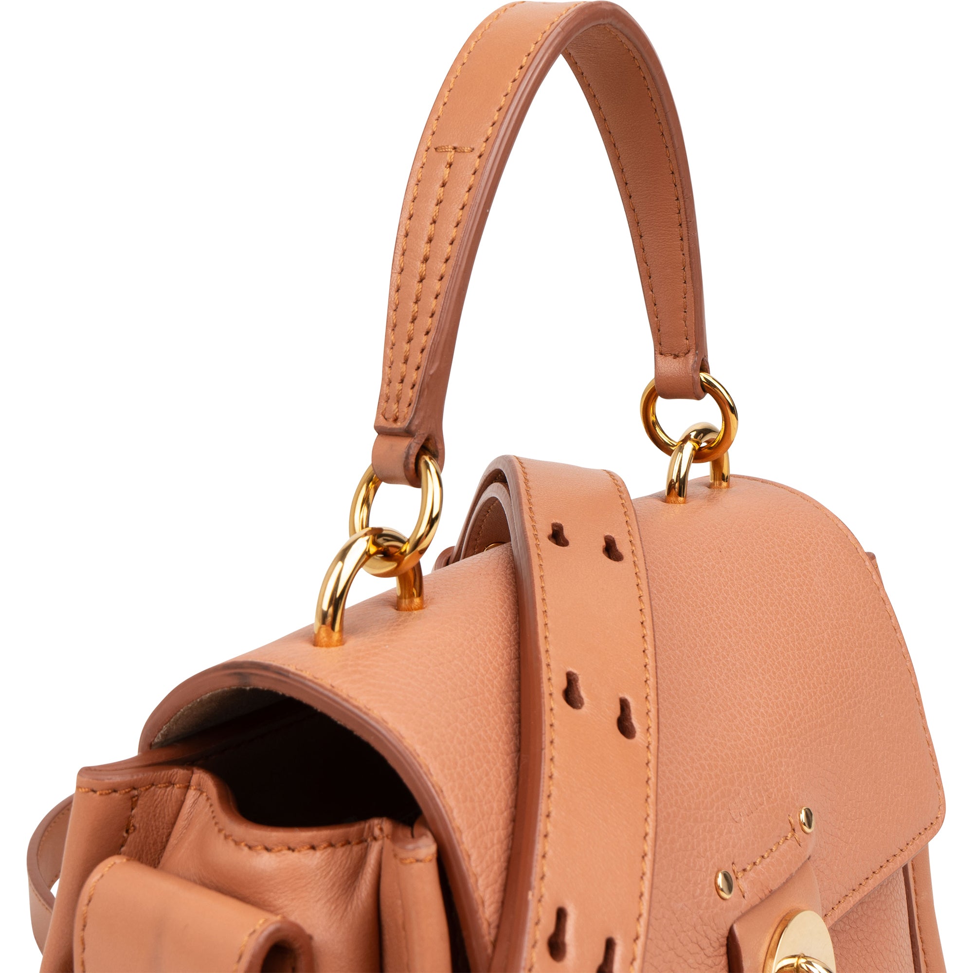 Petit sac à bandoulière « Tess » de Chloé en cuir de veau grainé