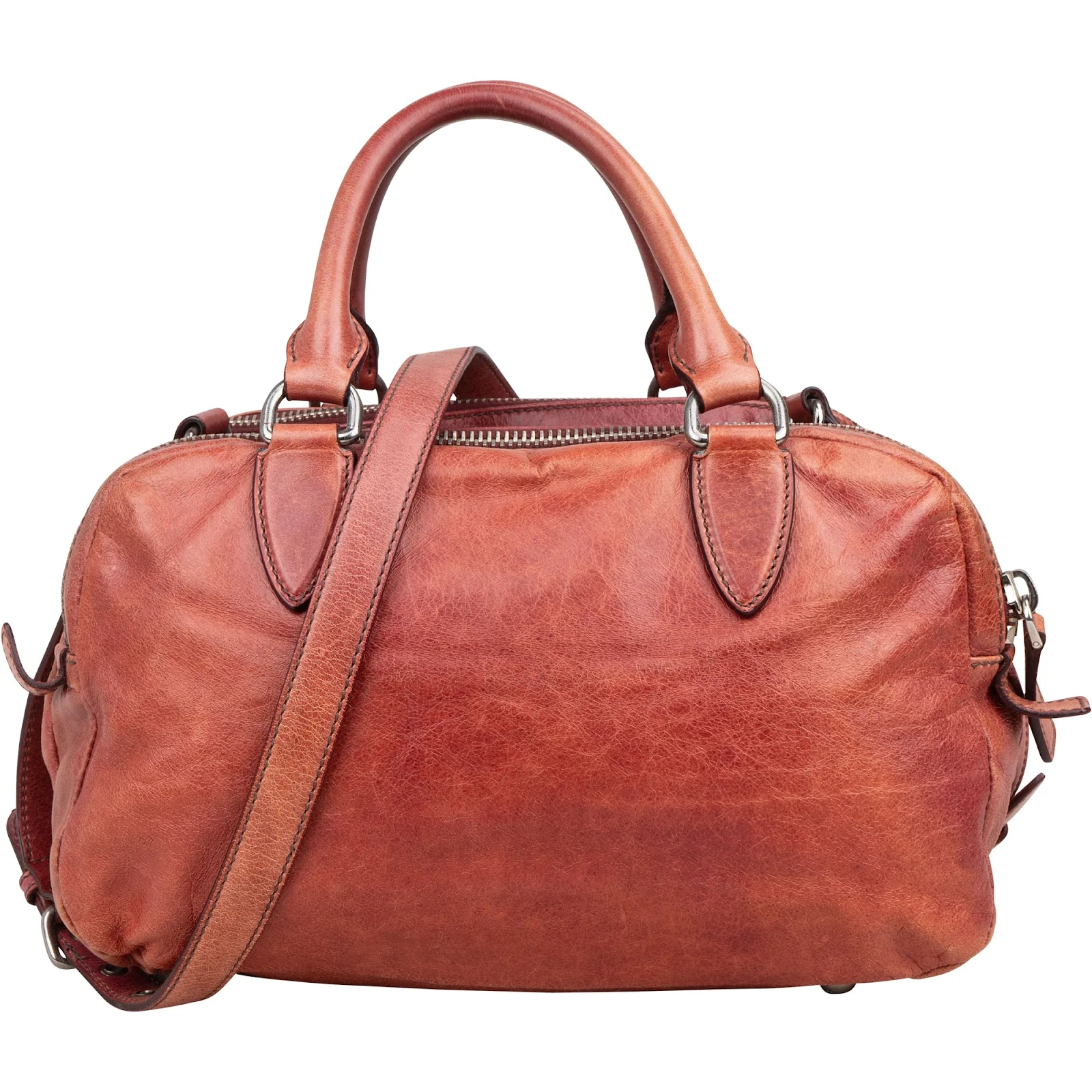 Miu Miu Vitello Lux Bauletto Handbag