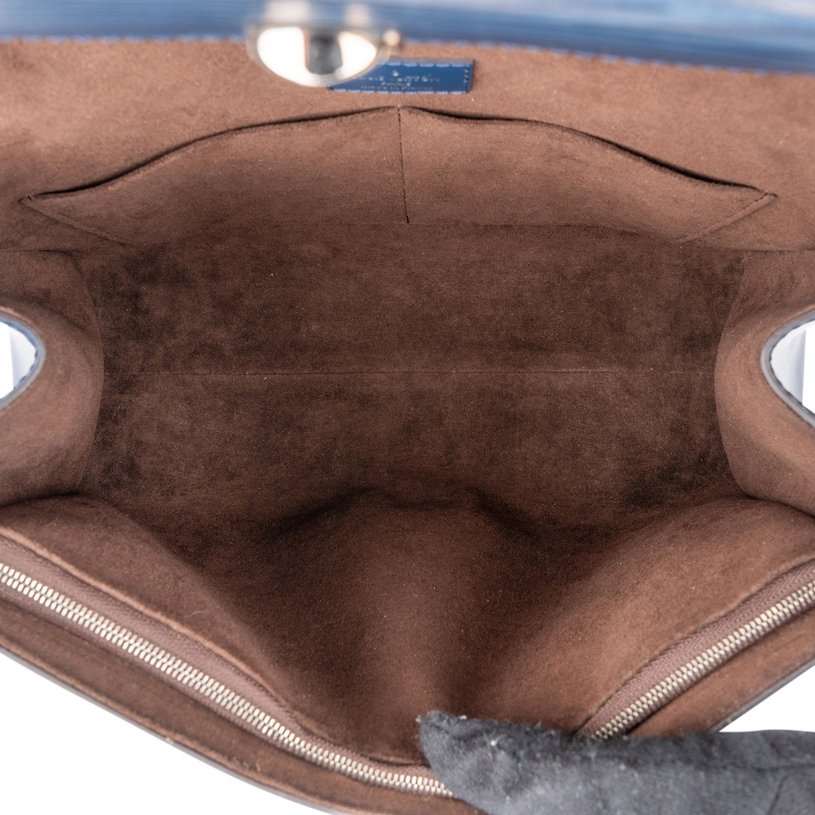 Louis Vuitton Blue Epi Leather Cluny MM Handbag