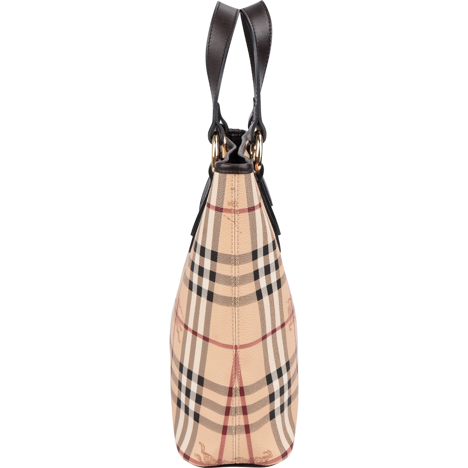 Burberry Nova-Check Monogram Tote Handbag