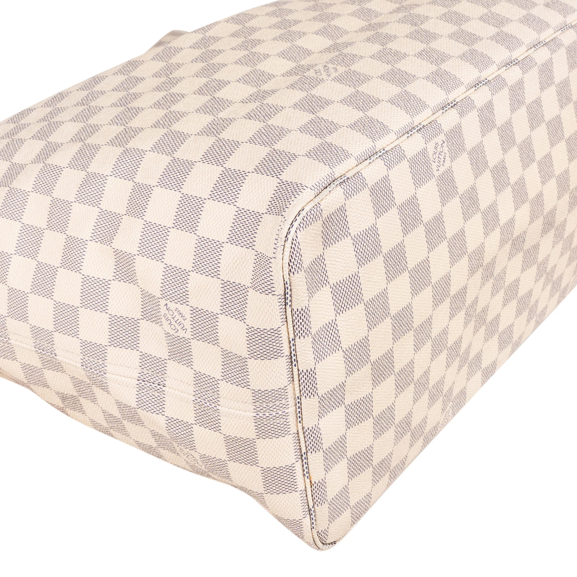 Louis Vuitton Damier Azur Monogram Neverfull GM Shopper