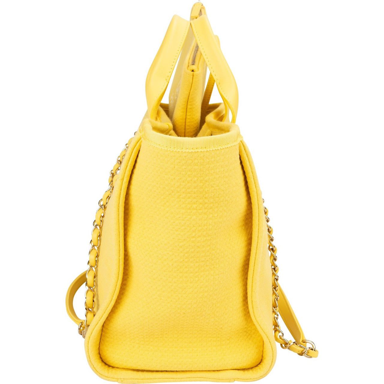 Chanel Canvas Small Deauville Tote Handbag