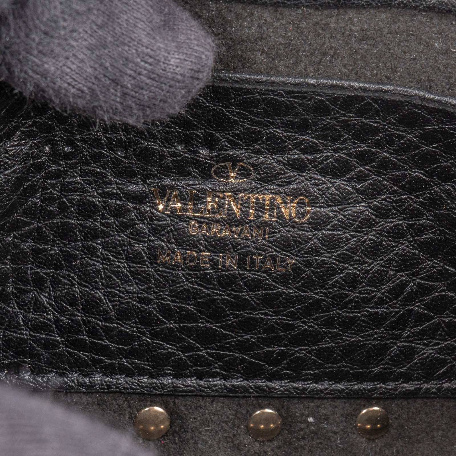 Valentino Garavani Grained Calfskin Rockstud Small Crossbody Bag
