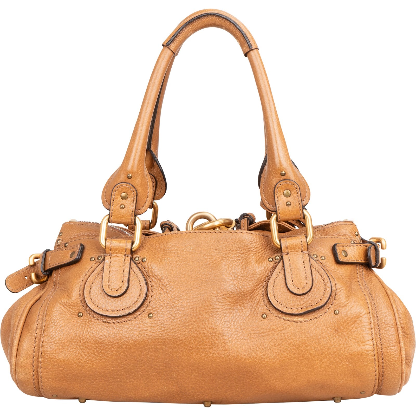 Chloé Grained Leather Paddington Satchel Handbag