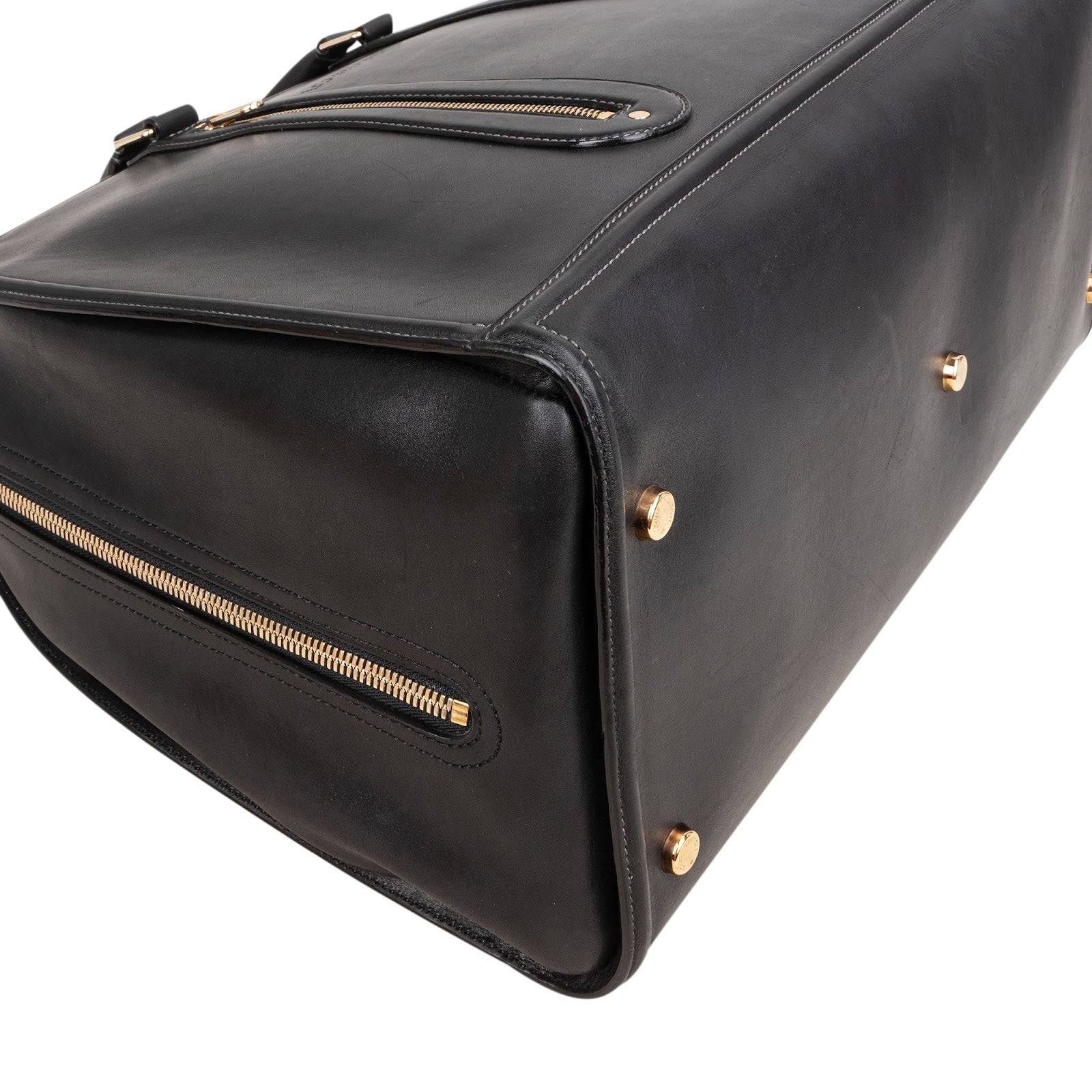 Sac de voyage Louis Vuitton Bequia en cuir noir 50