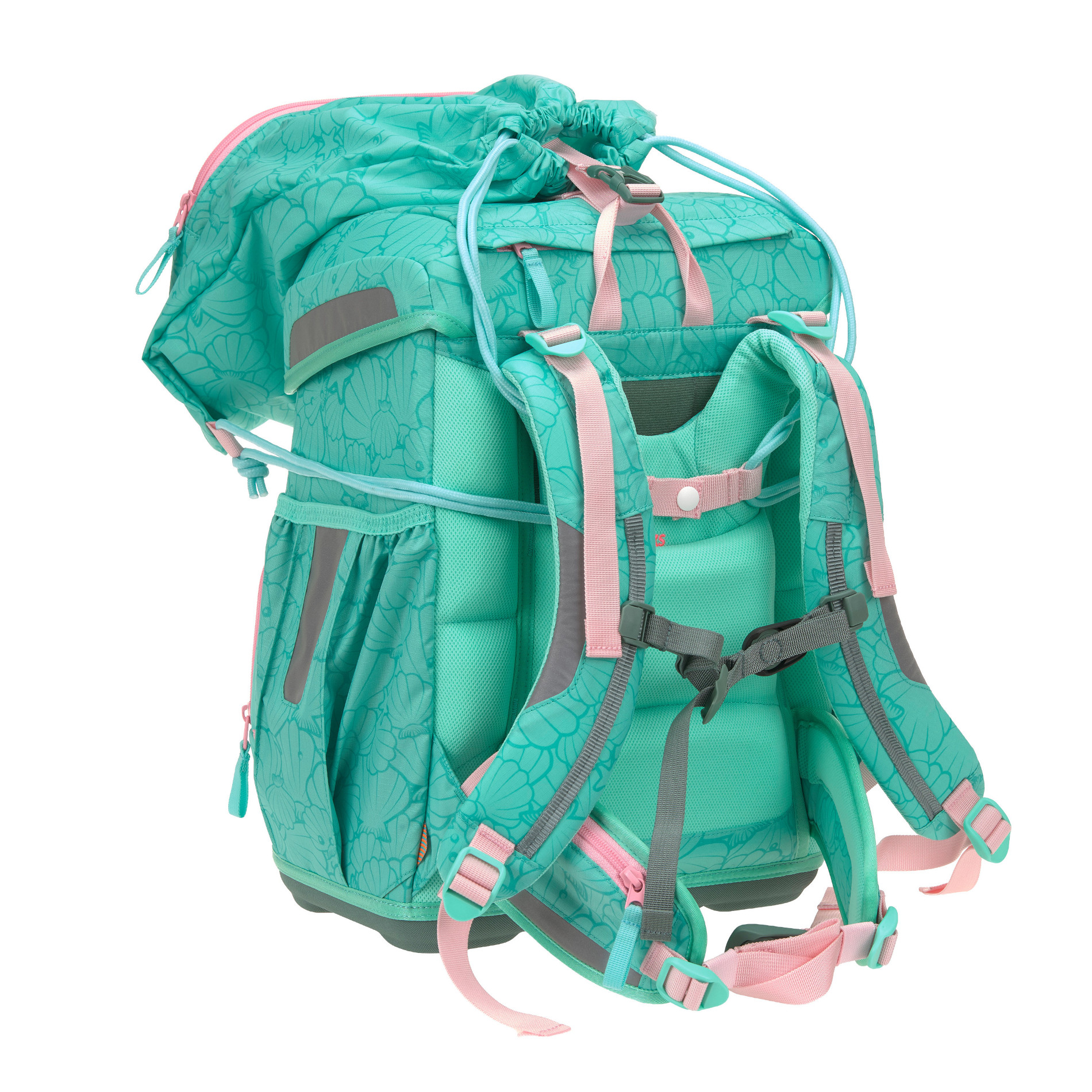 School Set Light Unique Schulranzenset 5tlg. - Seashell turqouise