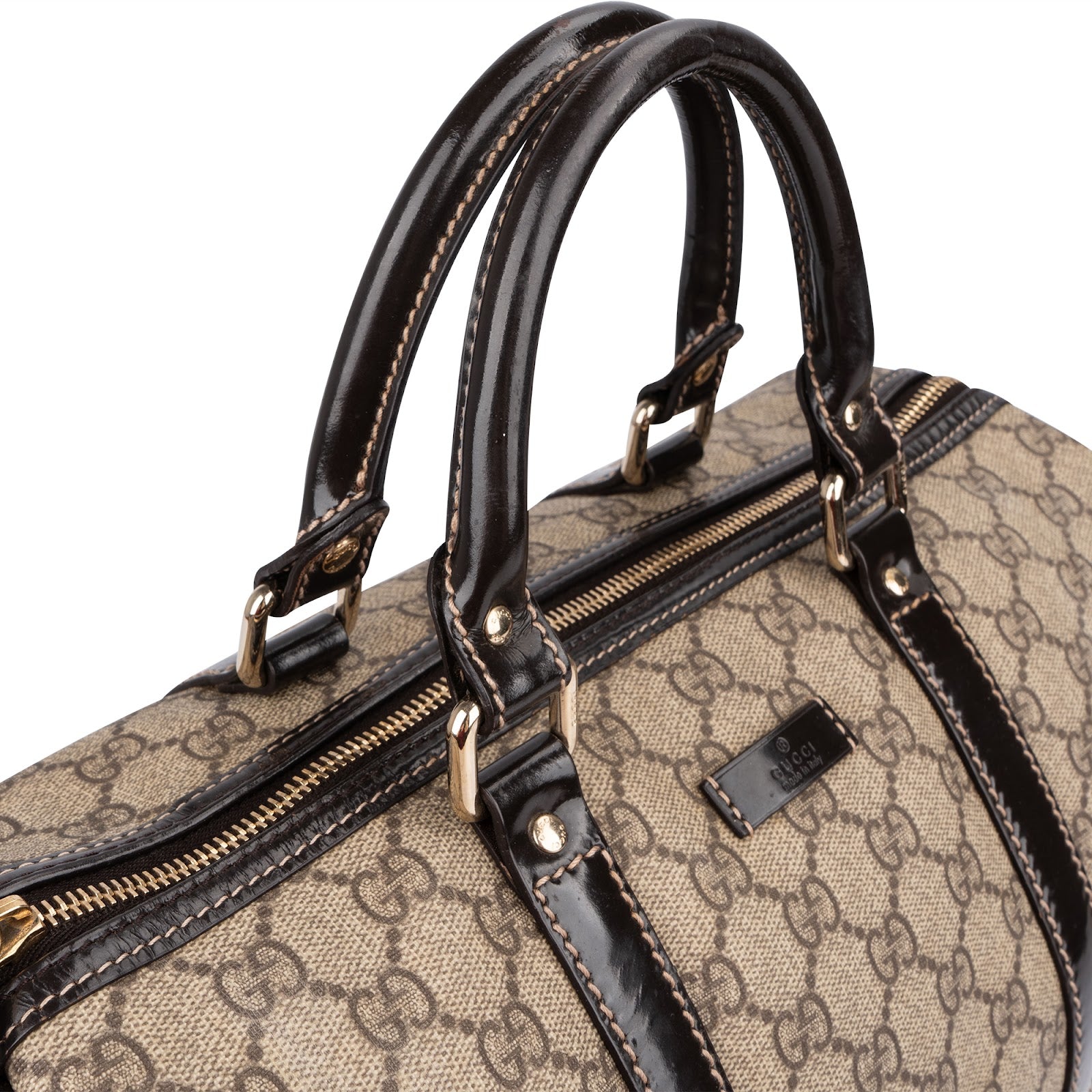 Gucci Monogram GG Supreme Canvas Joy Boston Bag