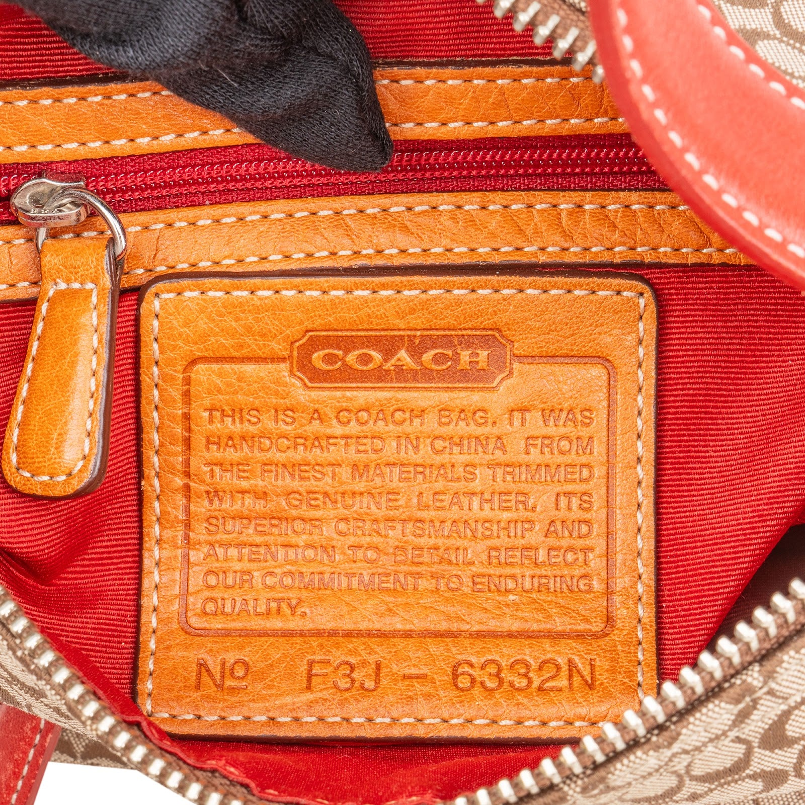 Coach Monogram Signature Demi Pochette Shoulder Bag