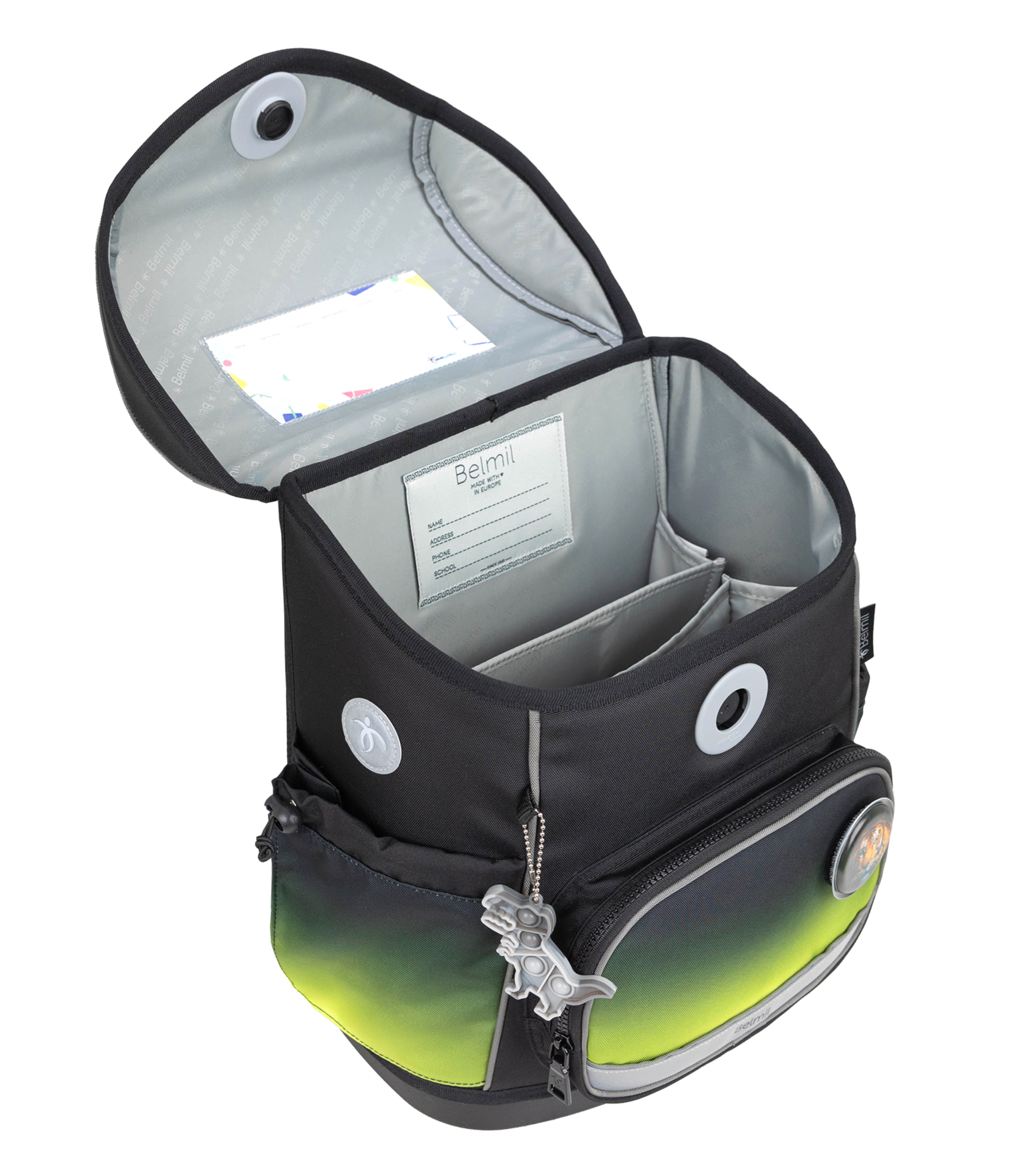 Compact Plus 5-piece satchel set - Black Green