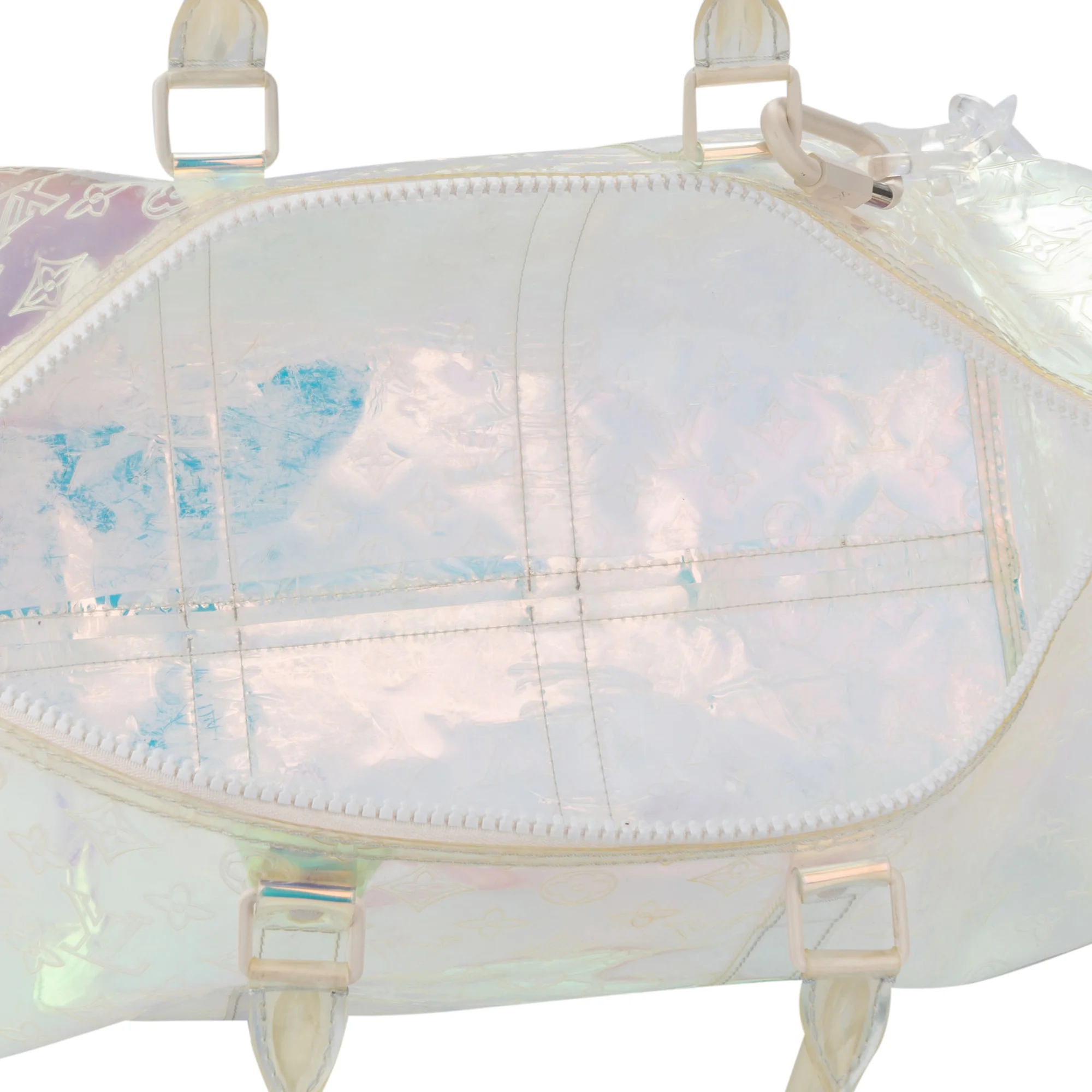 Louis Vuitton Transparent Prism by Virgil Abloh Keepall 50 Bandouliere