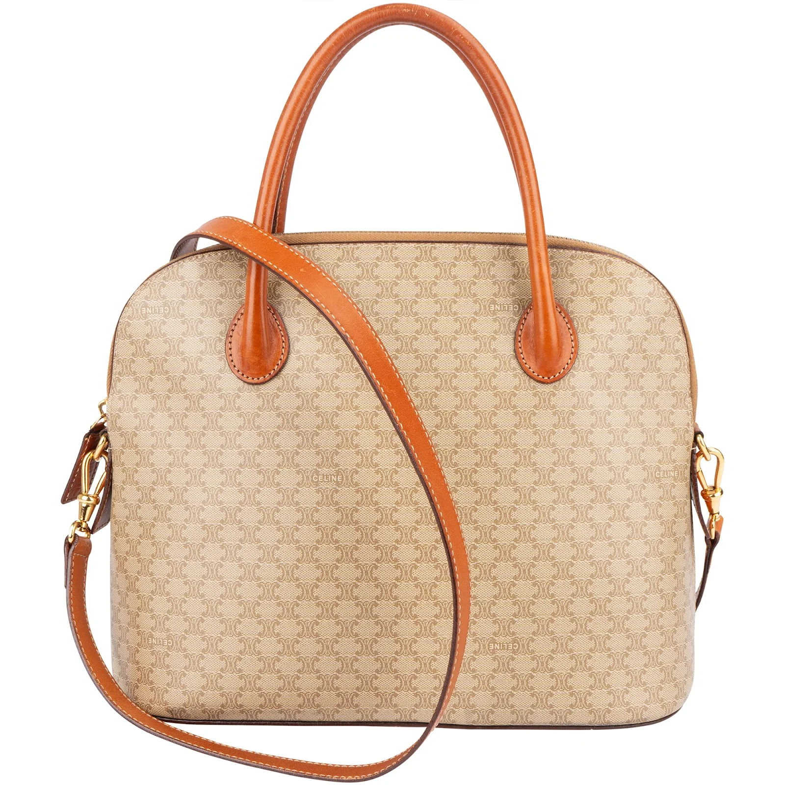 Celine Macadam Monogram Dome Handbag