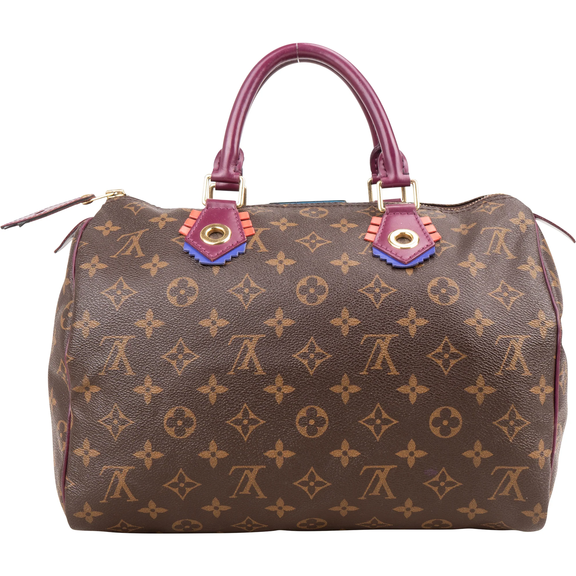 Louis Vuitton Monogram Canvas Speedy 30 Totem Boston Bag