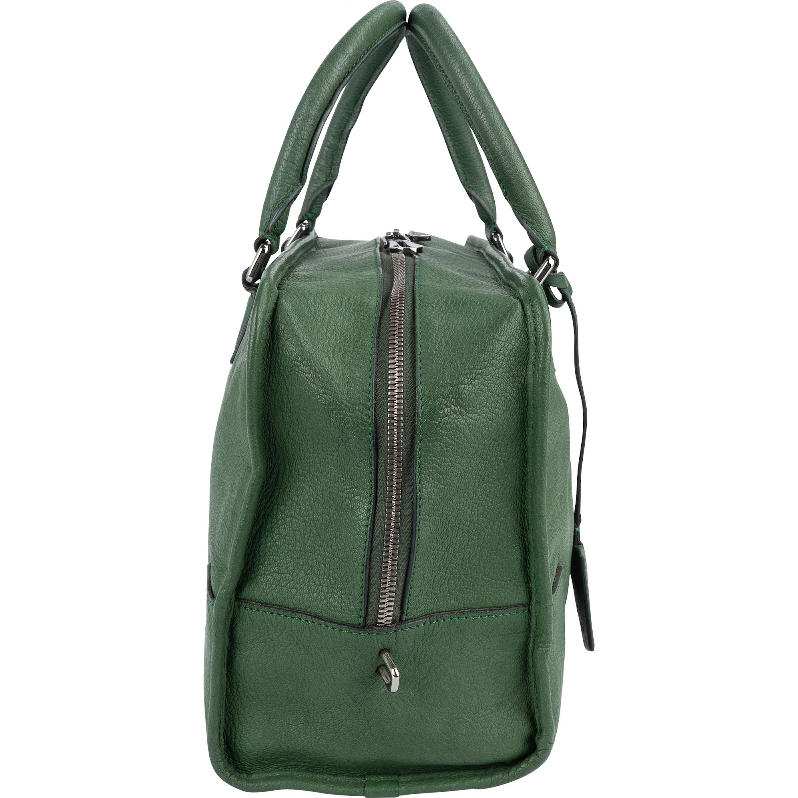 Loewe Green Grained Leather Amazona 35 Handbag