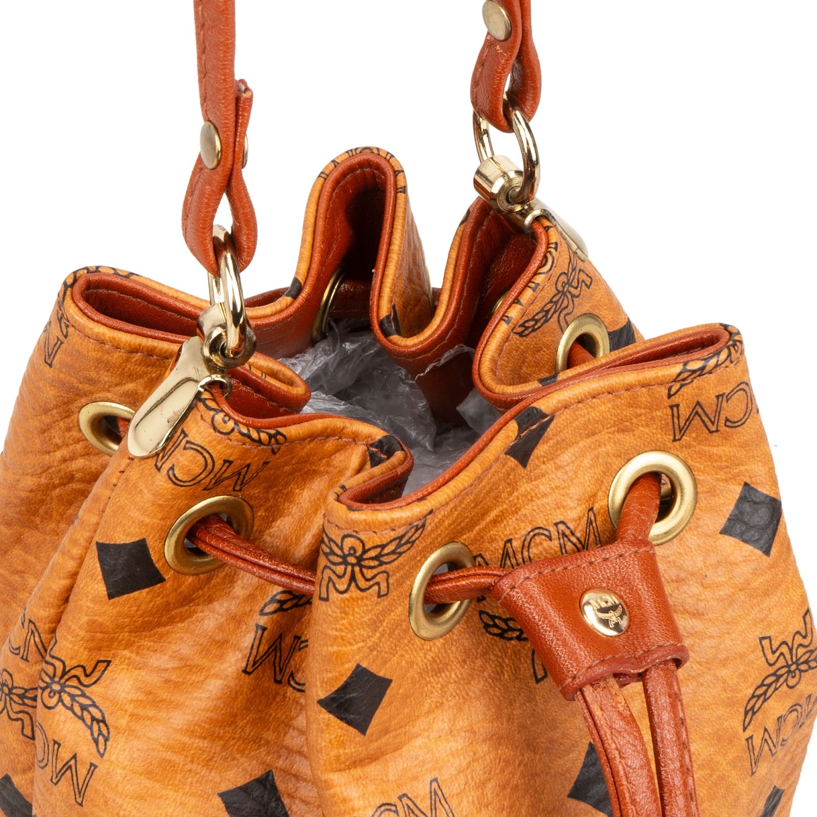 MCM - Mini Drawstring Bucket Crossbody Bag