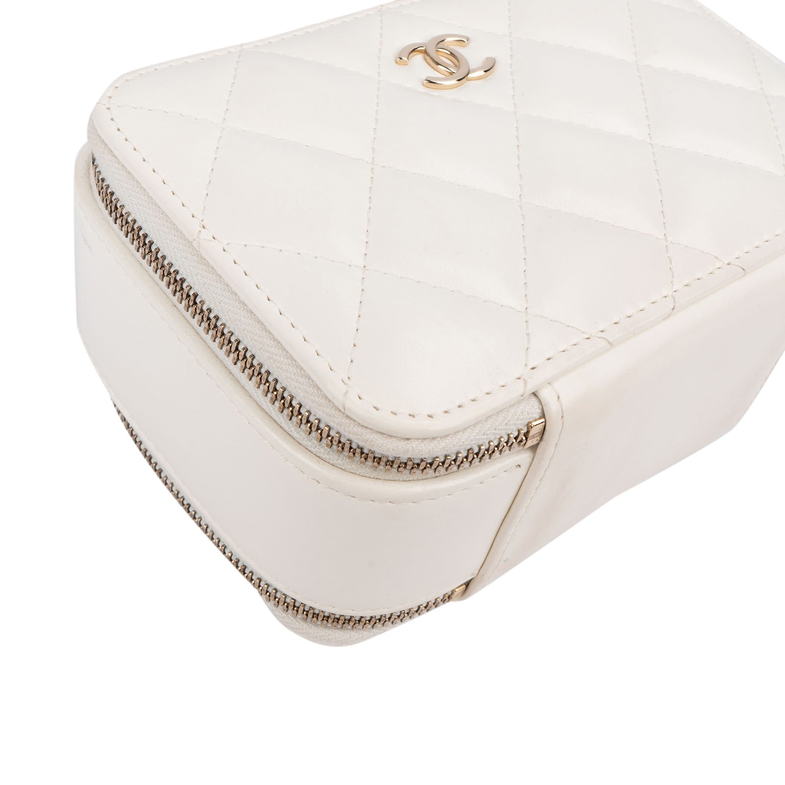 Chanel Quilted Lambskin Vanity Chain Crossbody Bag