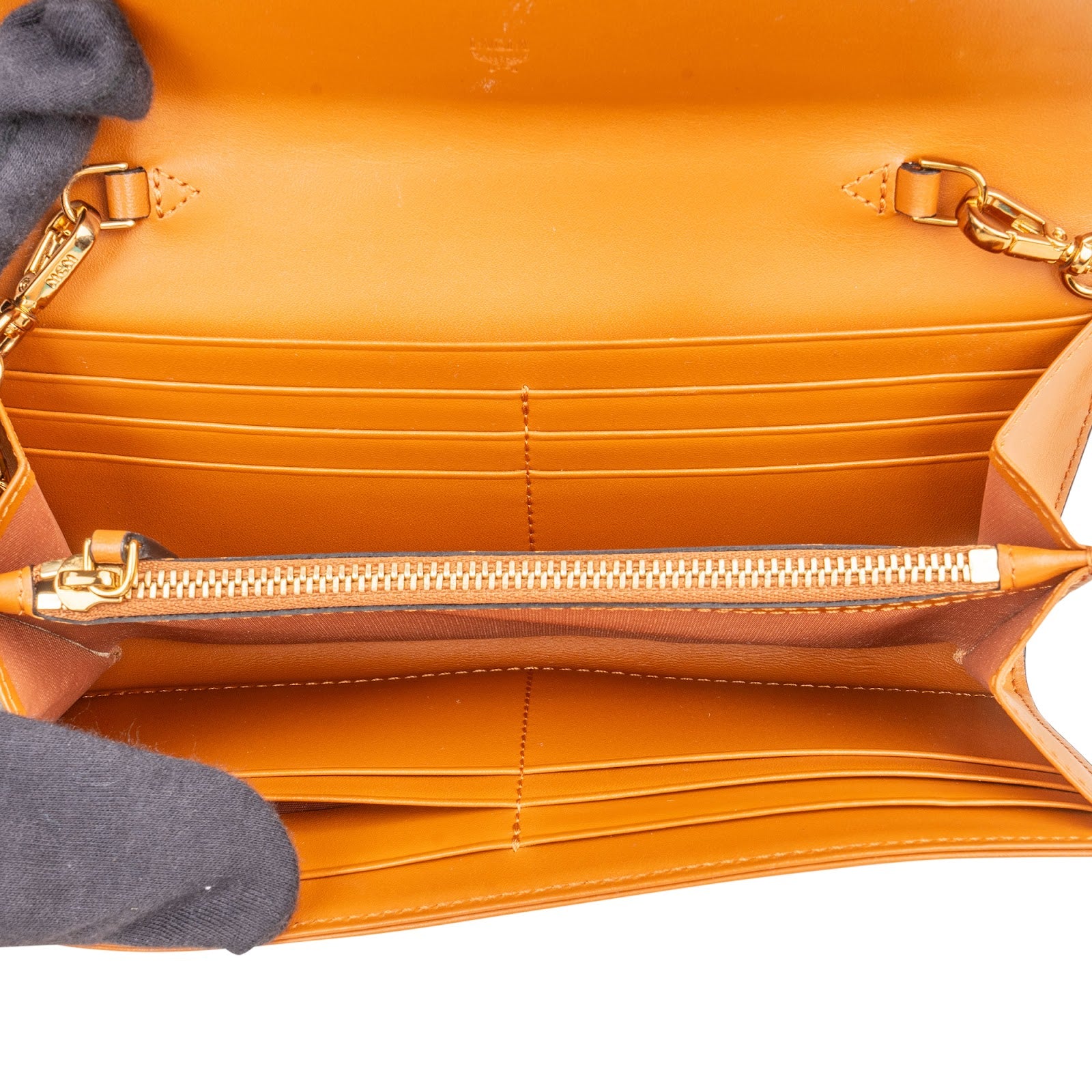 MCM Monogram Visetos Patricia Wallet On Chain