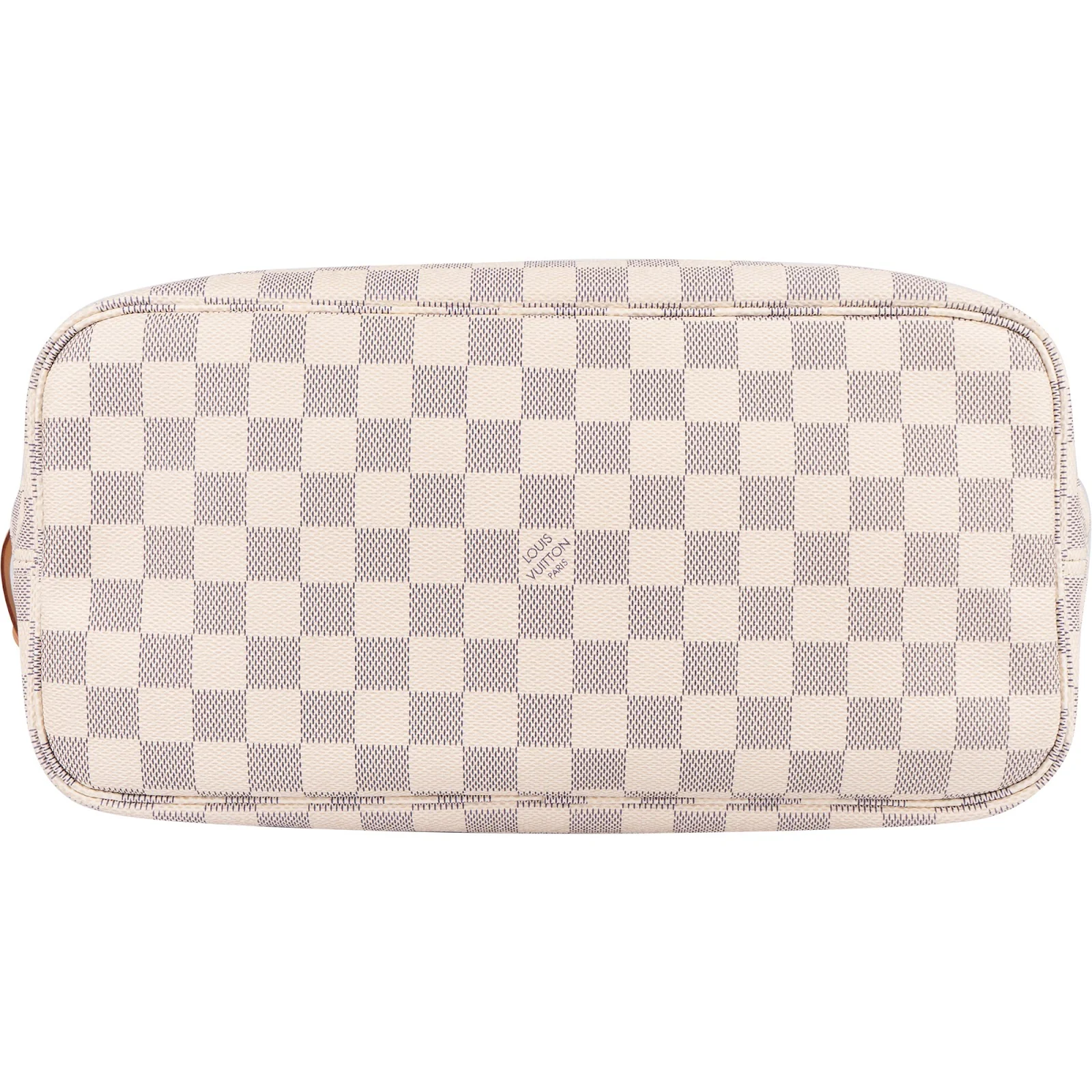Louis Vuitton Monogram Damier Azur Neverfull MM Shoulder Bag