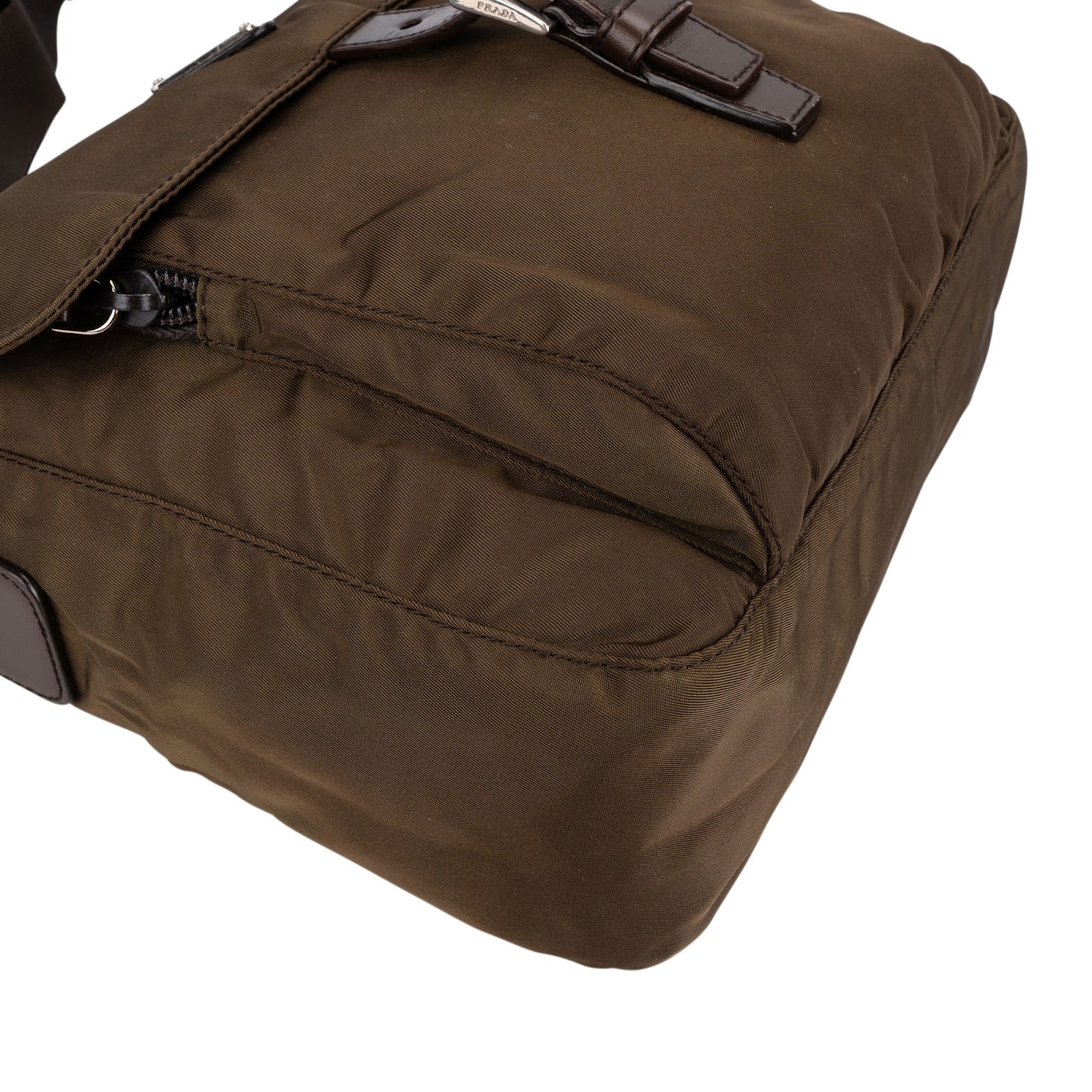 Prada Tessuto Triangle Messenger Bag