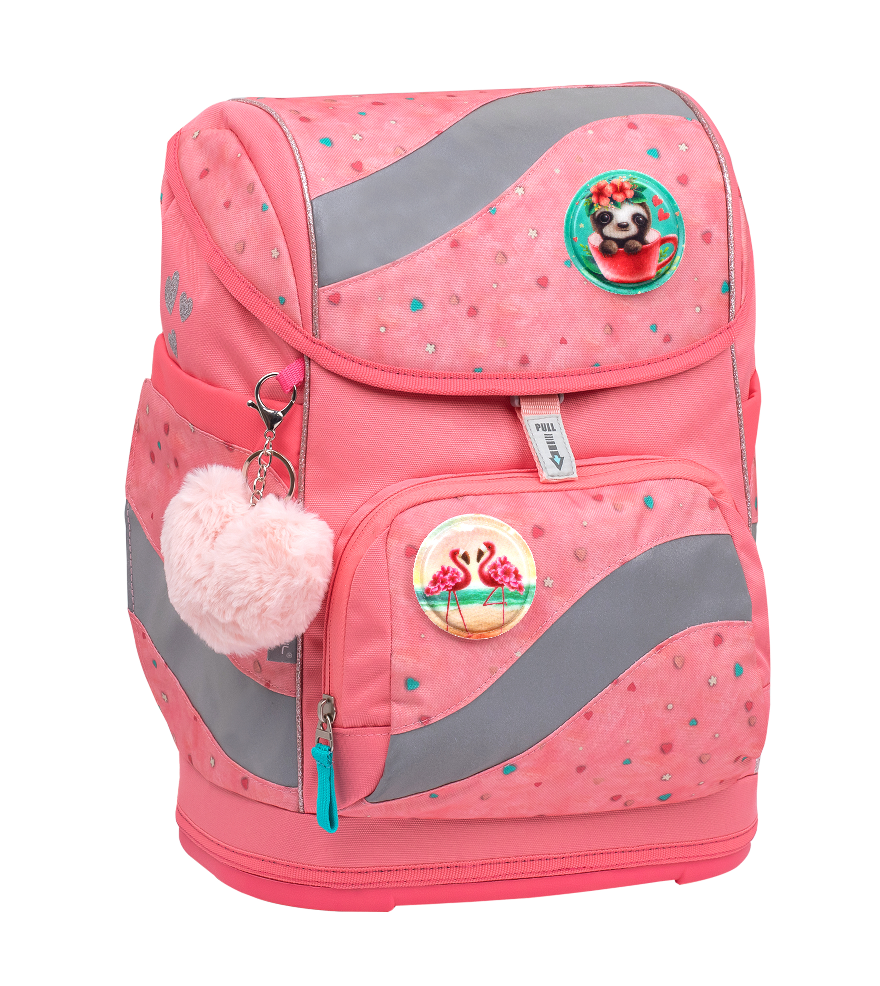 Smarty satchel set 5-piece with 6 patches - Blue Bird