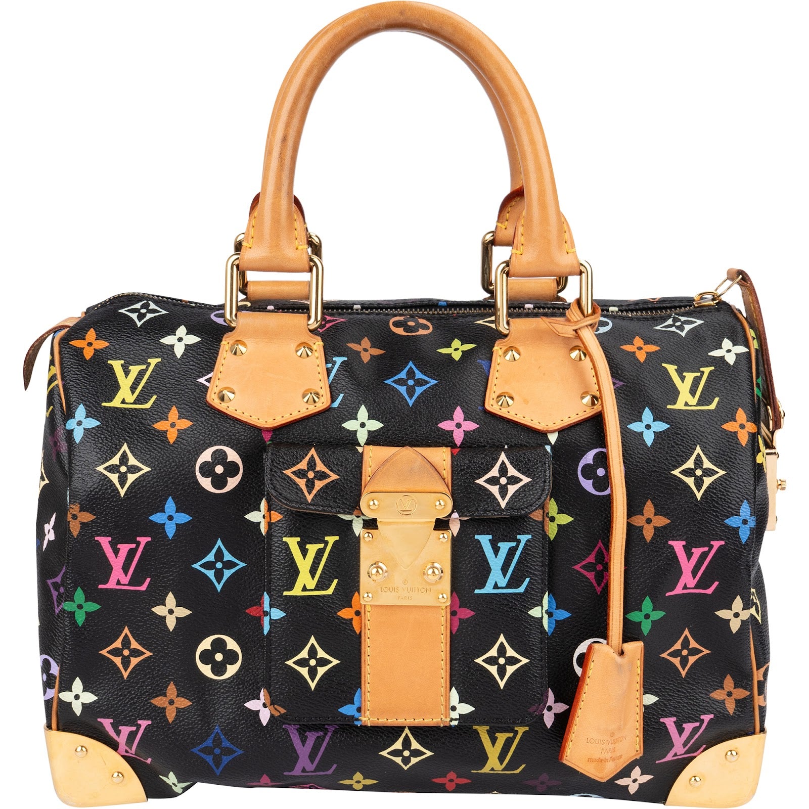 Louis Vuitton - Murakami Multicolor Speedy 30 Boston Bag