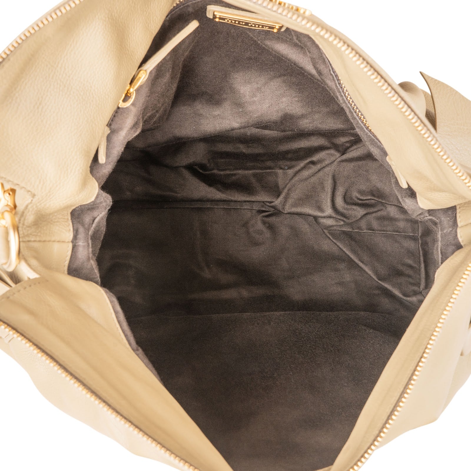 Miu Miu – Vitello Lux Leather Bow Schultertasche