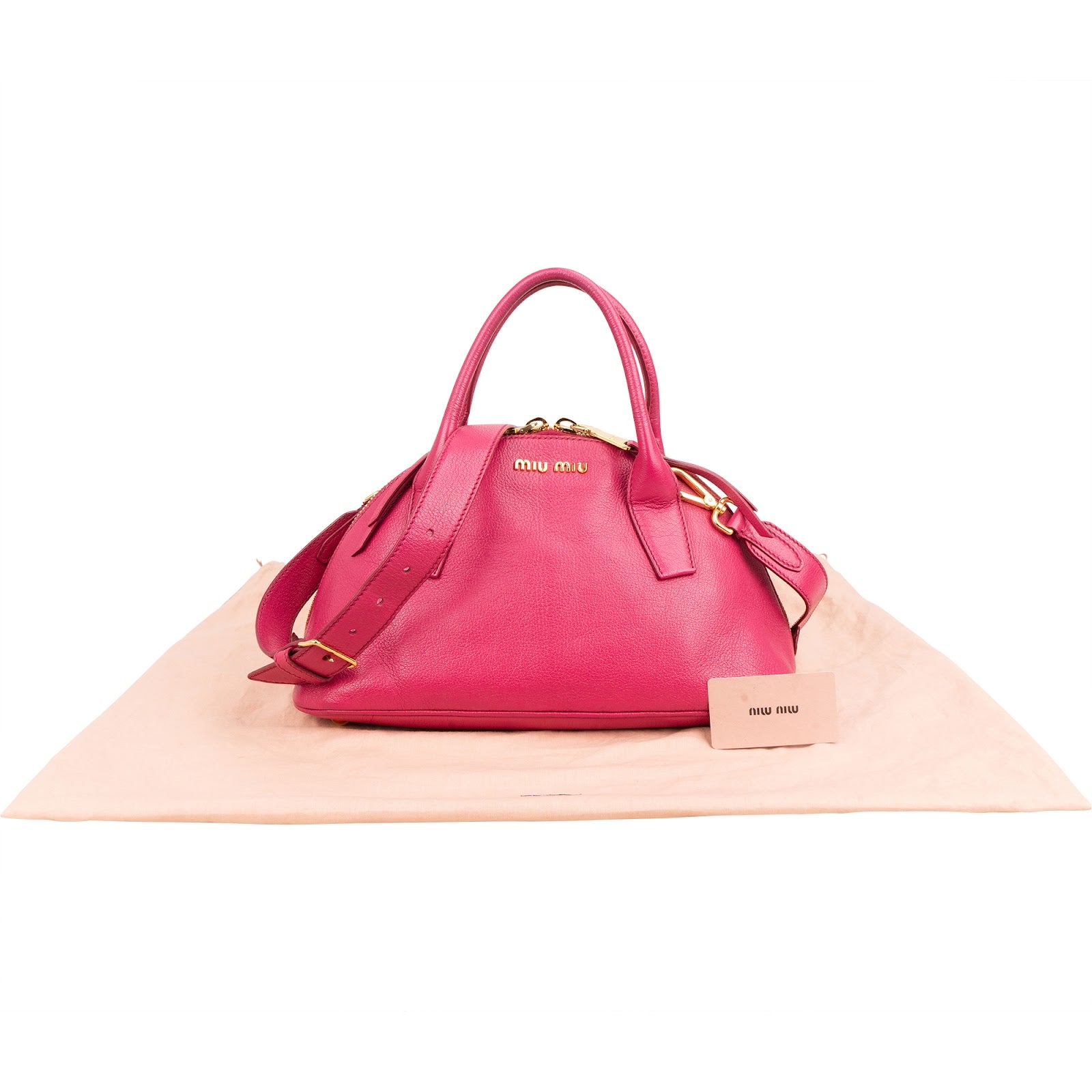 Miu Miu – Madras Bauletto Dome Handtasche