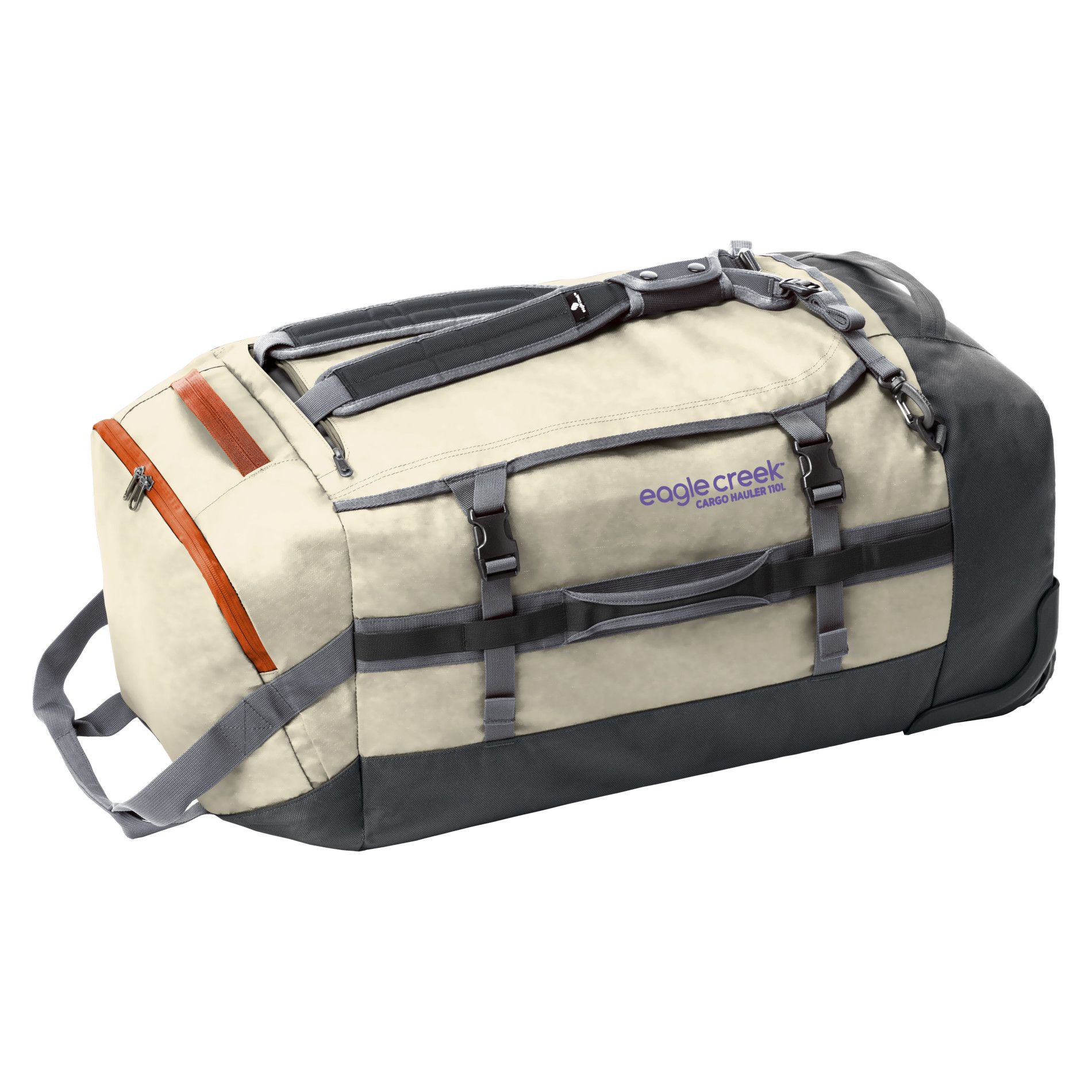 Cargo Hauler Wheeled Duffel 110L - Silver / Rising Sun