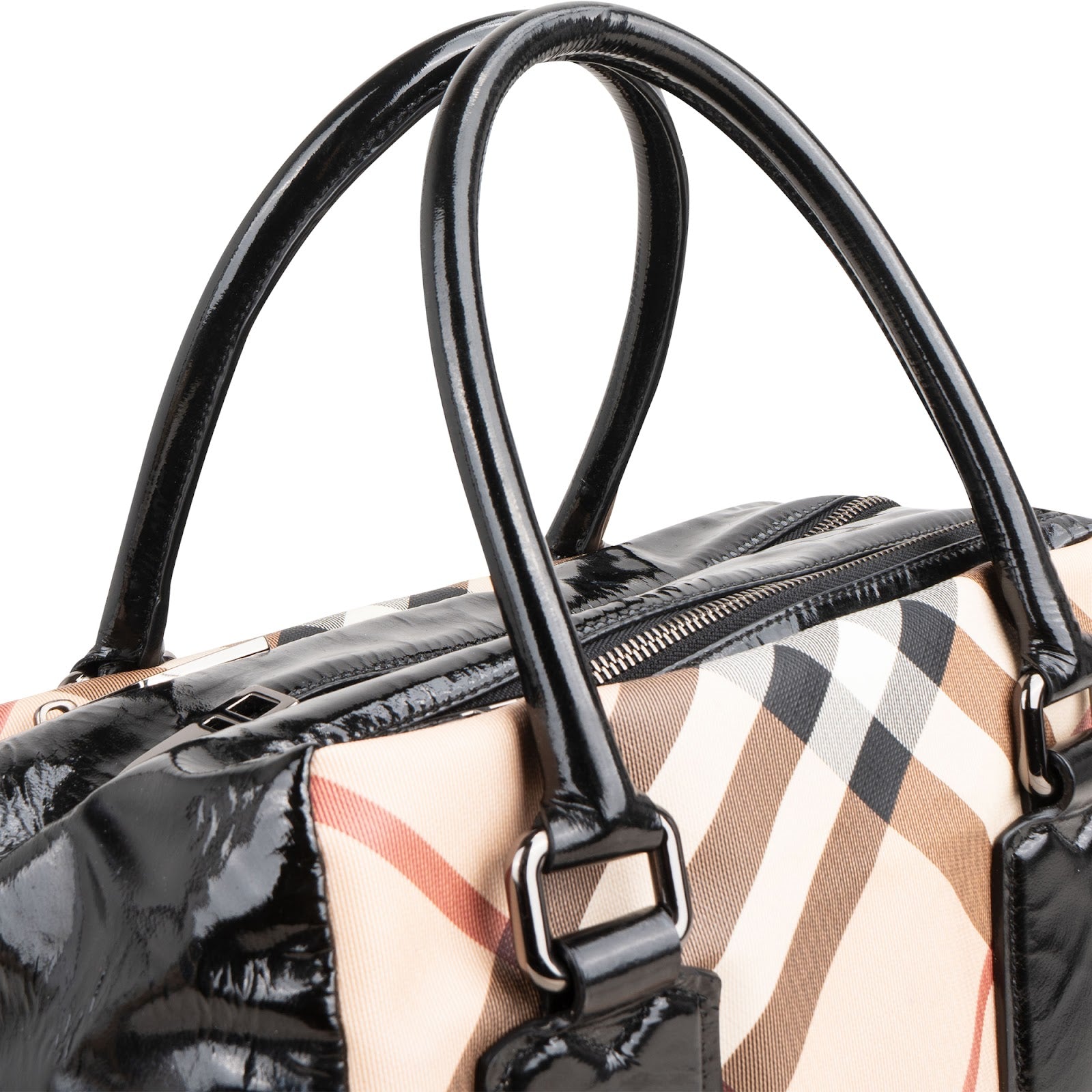 Burberry - Haymarket Check Tote Shoulder Bag
