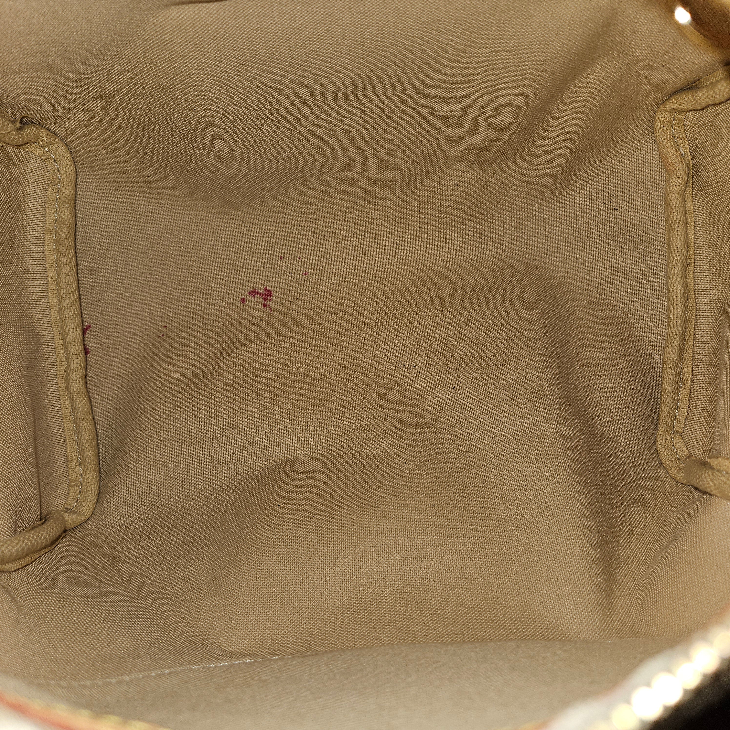 Louis Vuitton Monogram Damier Azur Canvas Speedy 25 Boston Bag