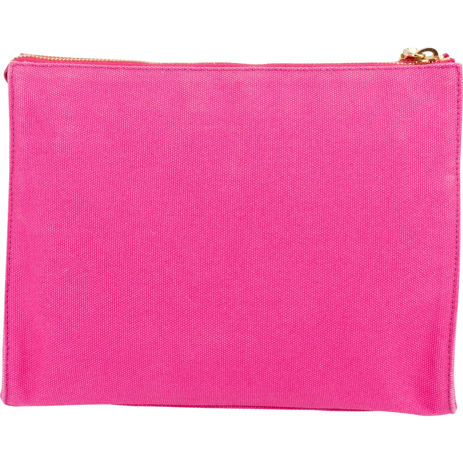 Prada Canapa Cotton Triangle Pouch Bag