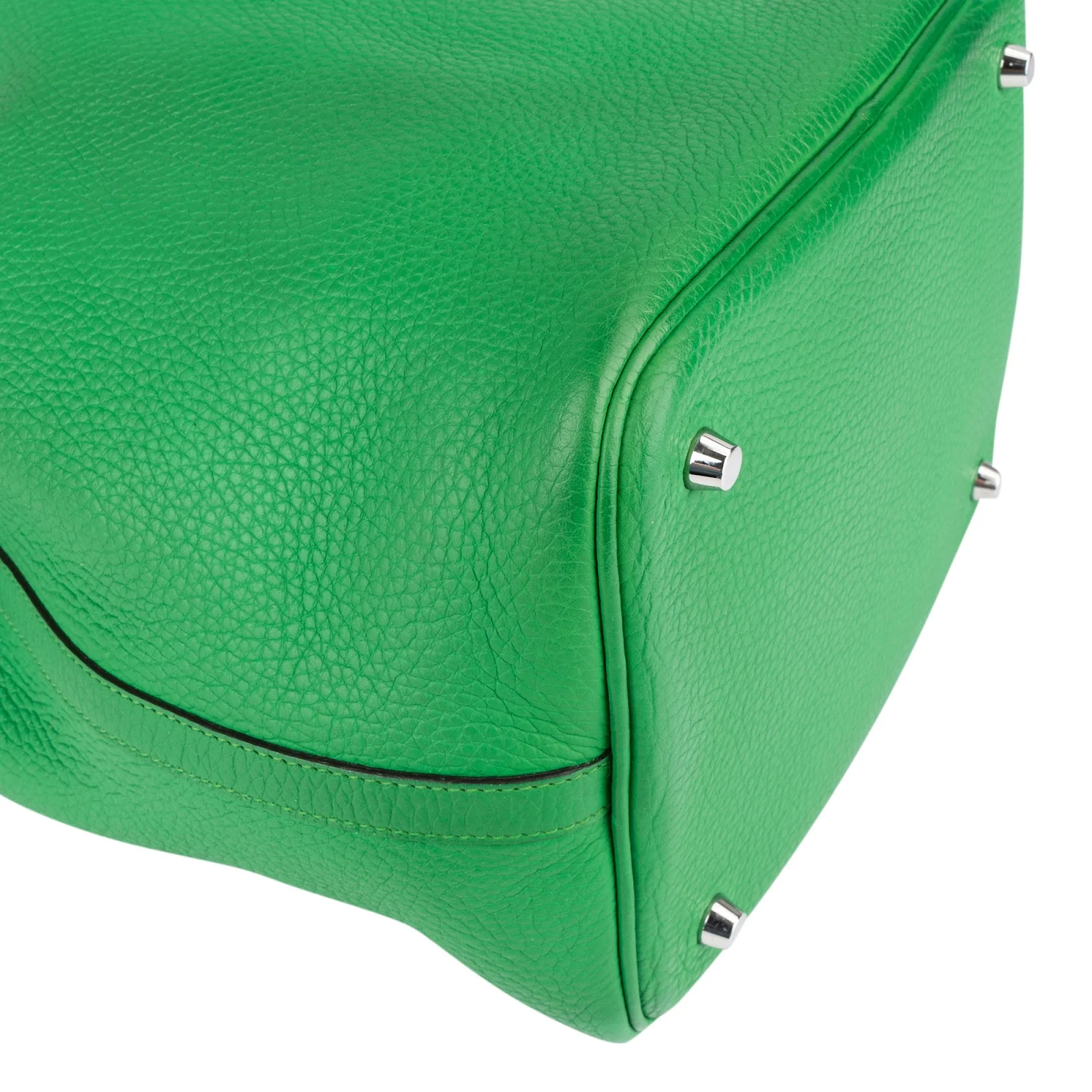Hermès Green Taurillon Clemence Picotin Lock 22 (MM) Handbag