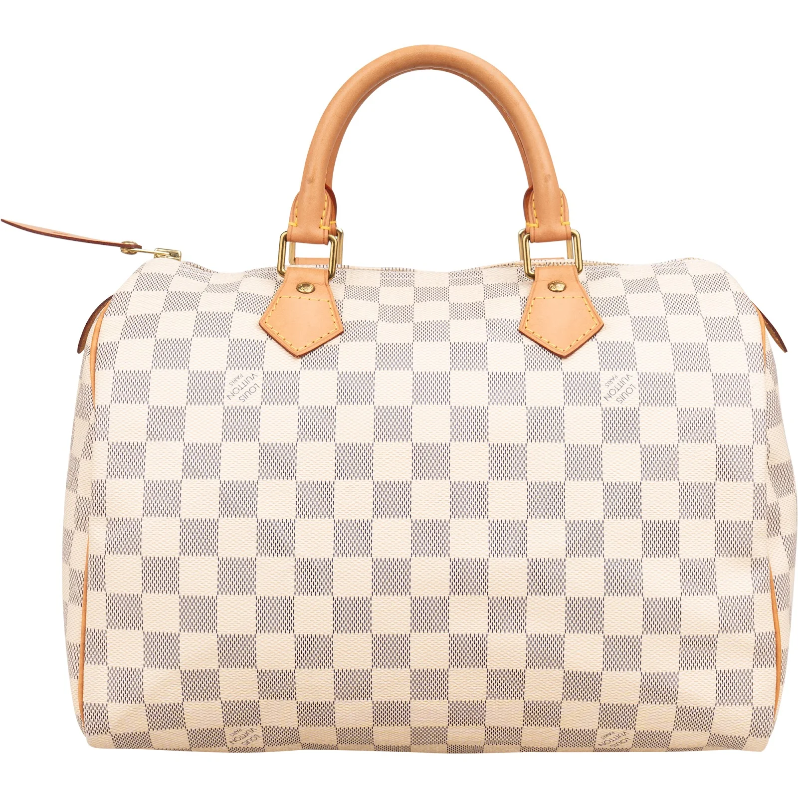 Louis Vuitton Monogram Damier Azur Speedy 30 Boston Bag