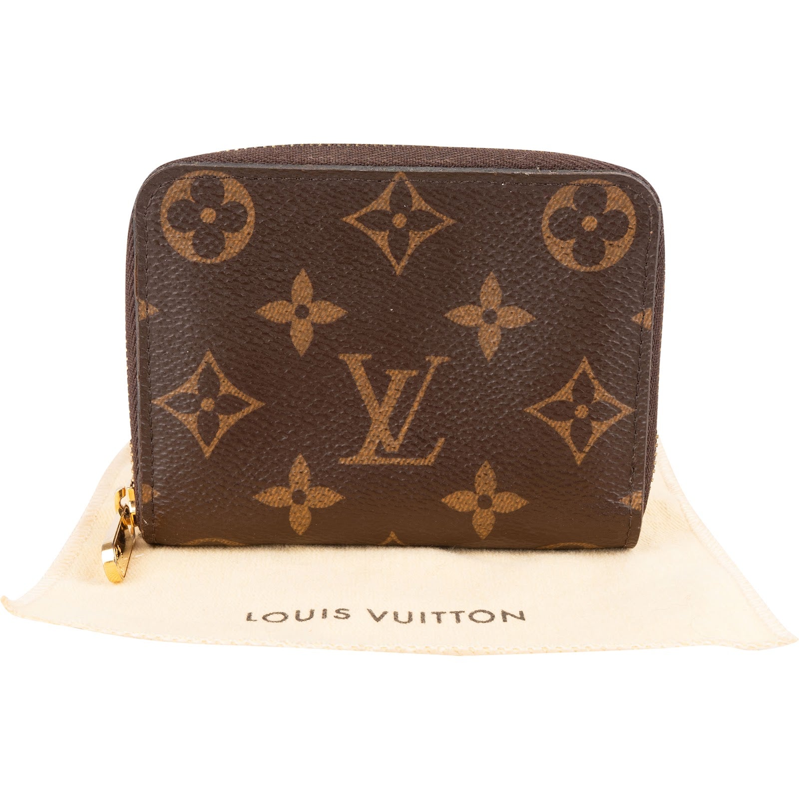 Louis Vuitton Monogram Canvas Zippy Coin Purse Wallet
