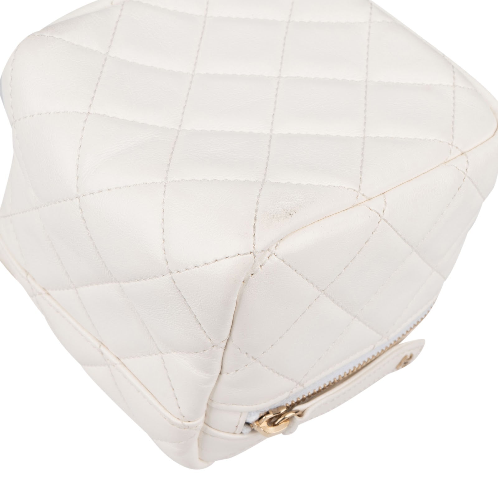 Chanel Quilted Lambskin Small Vanity Chain Handbag