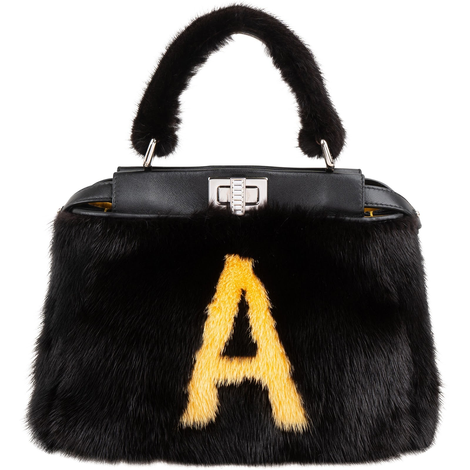 Fendi – Peekaboo Small Handbag (Fendi x Kingsley Fur Special Order „A")