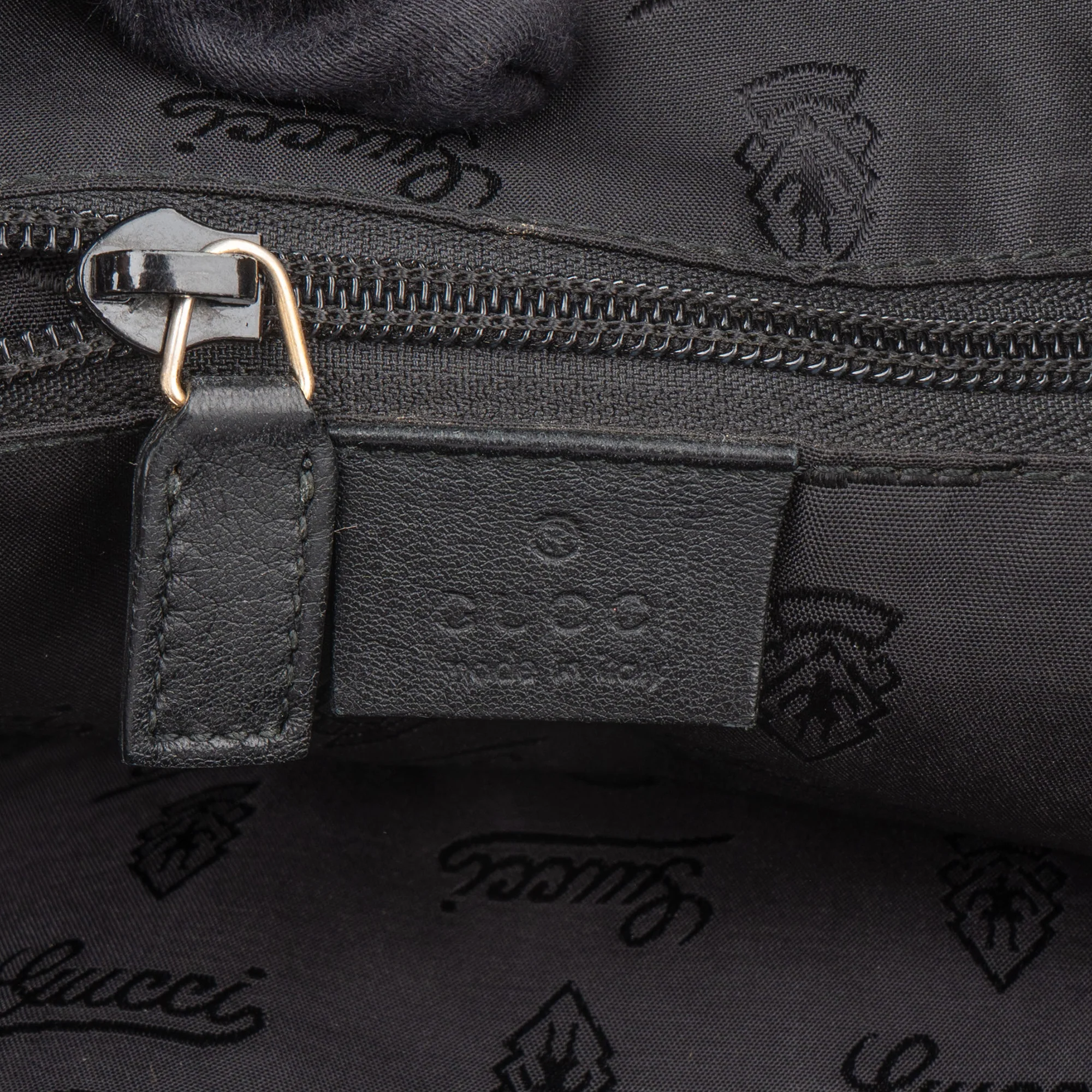 Gucci Leather GG Monogram Business Tasche