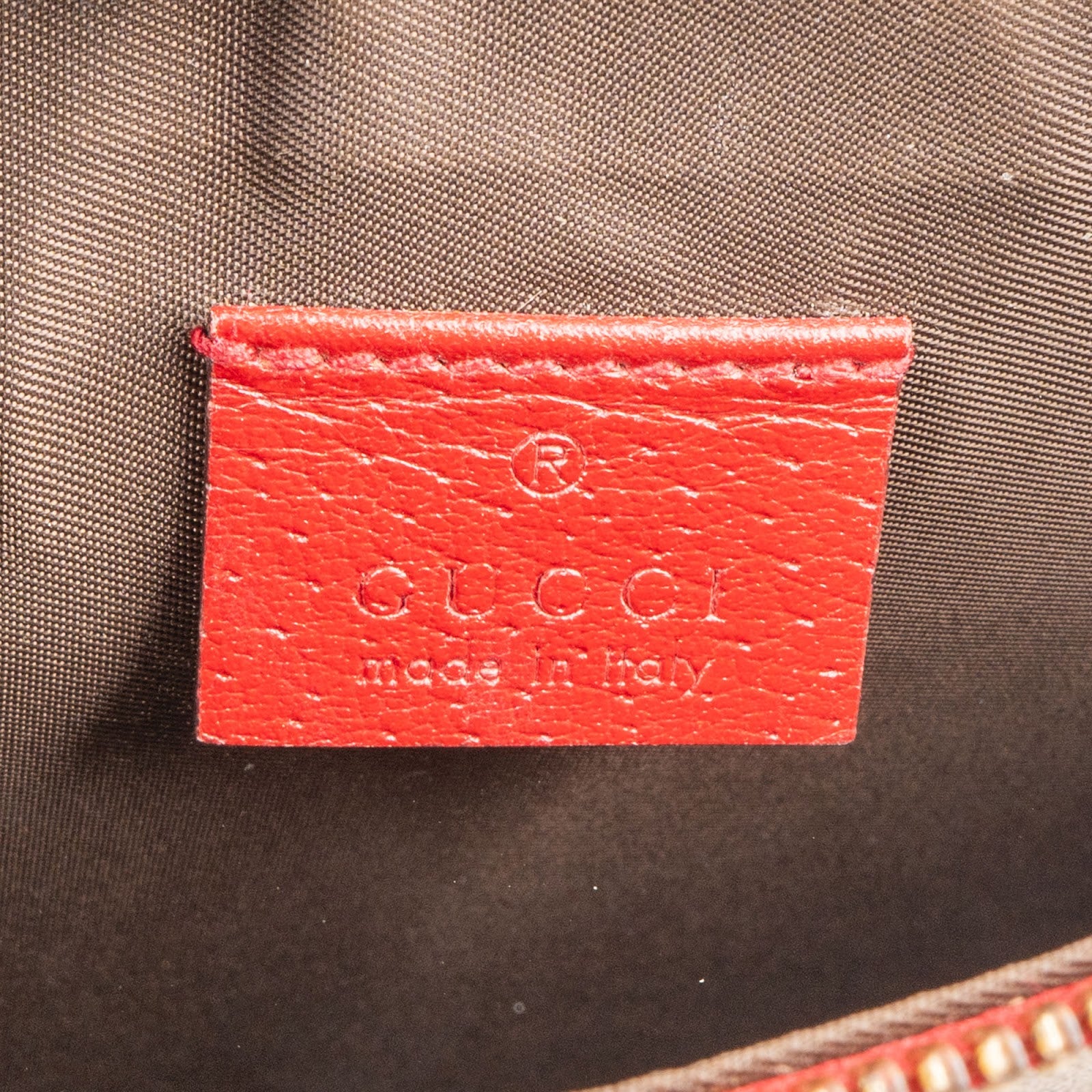 Gucci Monogram GG Supreme Floral Bird Tian Clutch