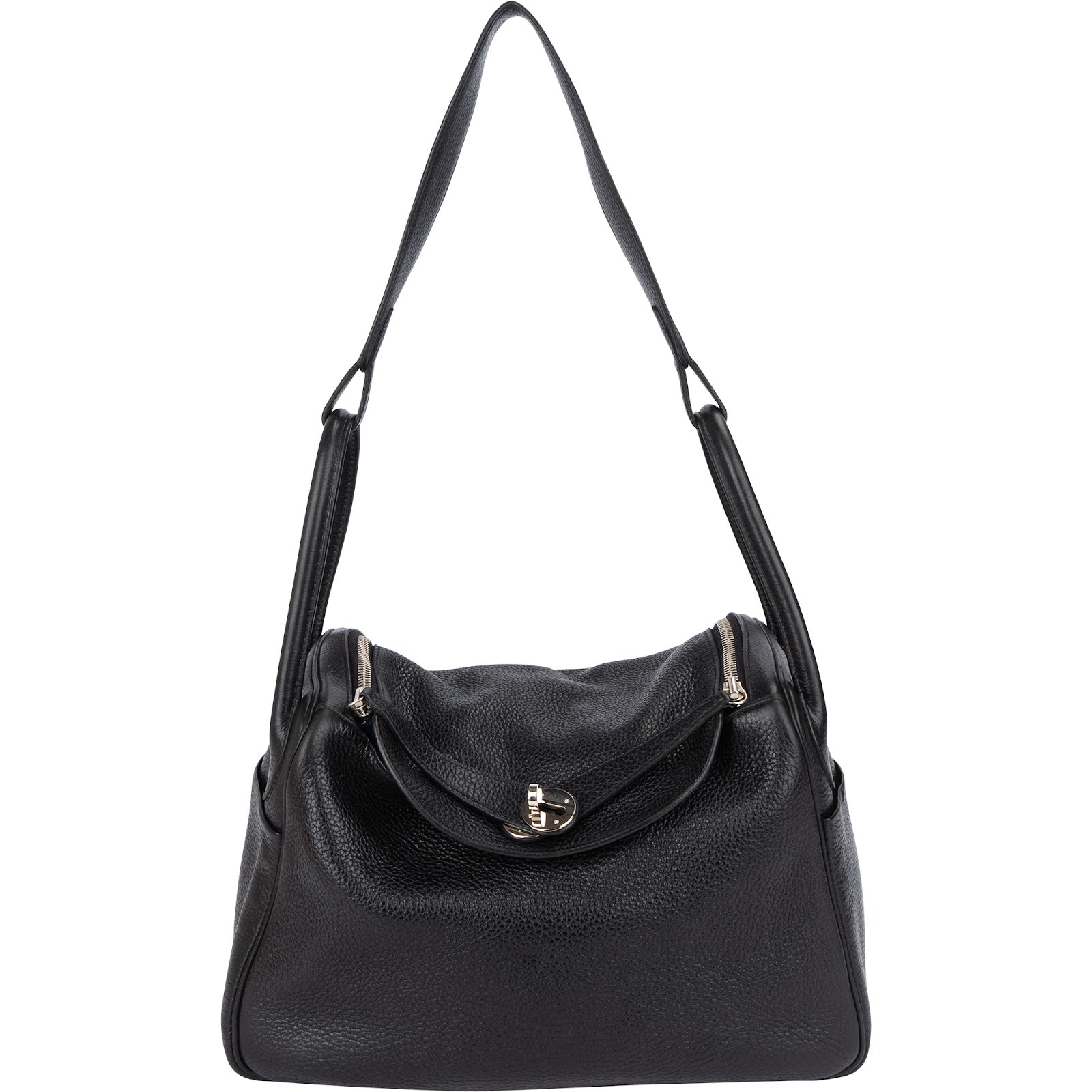 Hermès Clemence Leather Lindy 30 Handbag