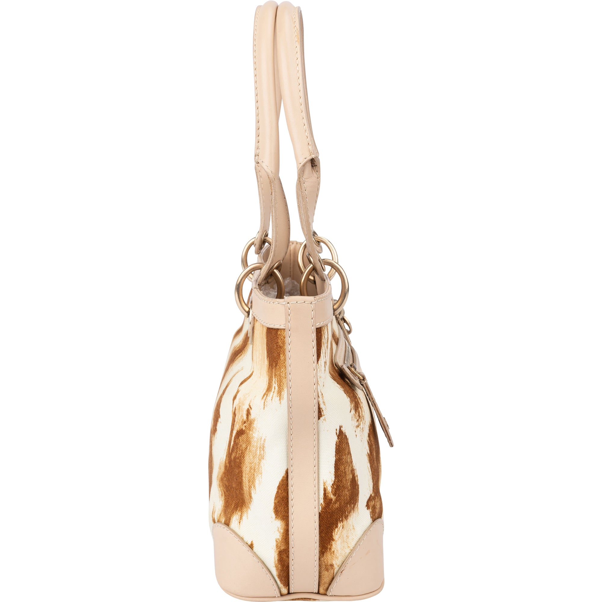 Christian Dior Animal Print Saint Tropez Handbag