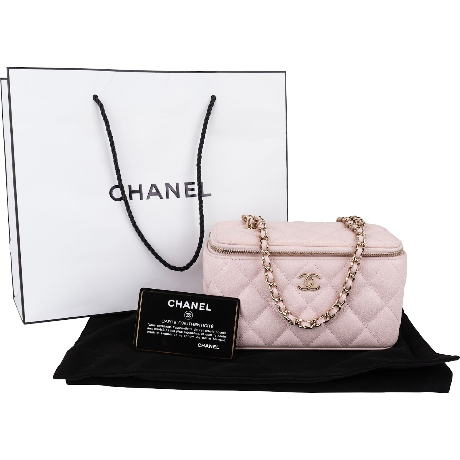 Chanel - Pink Vanity Case Crossbody Bag