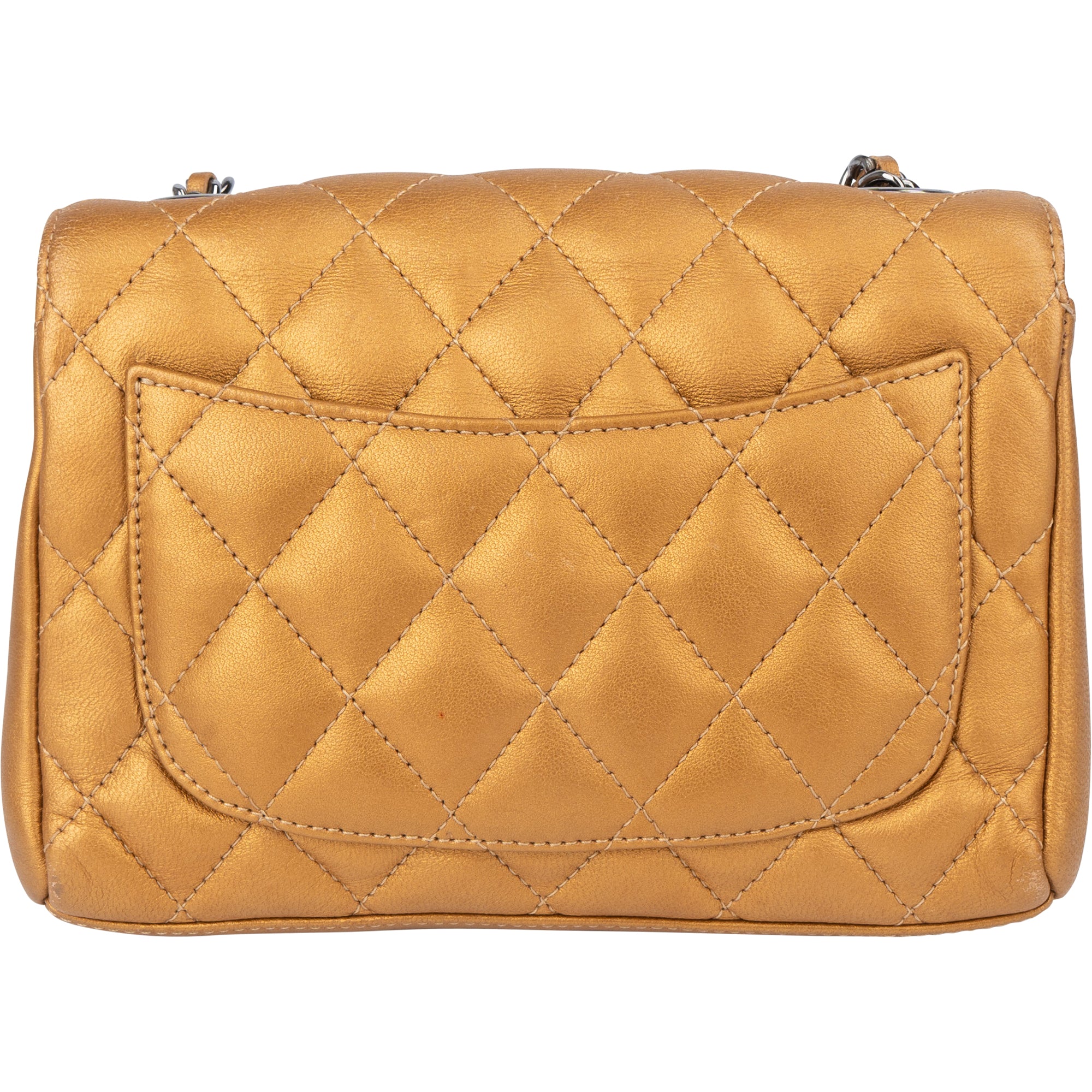 Chanel Limited Quillted Lambskin Single Flap Crossbody Bag